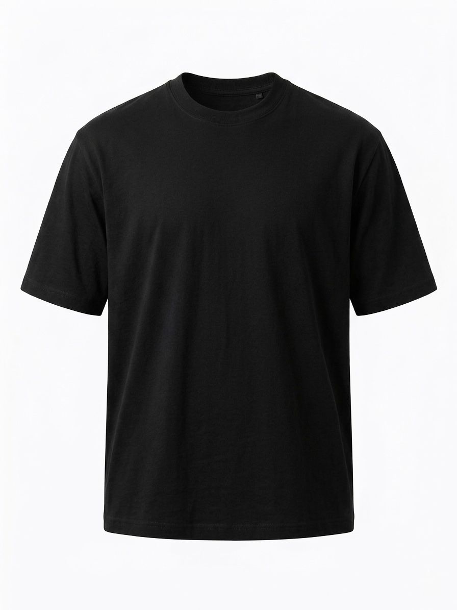 Oversize plus black shirt "PREMIUM" (noir)