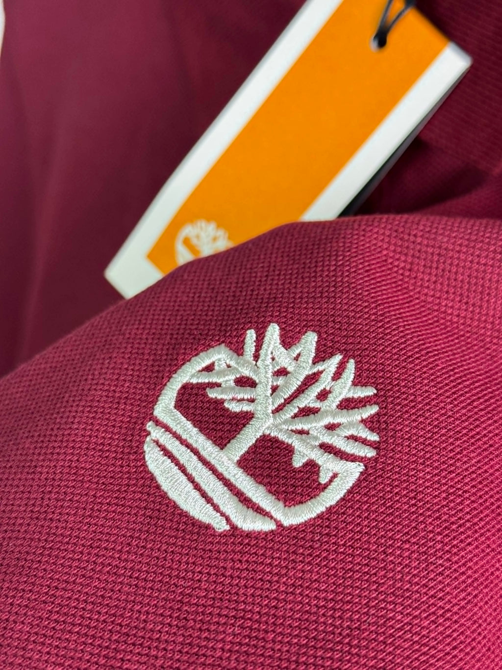 Timberland polo shirt wine red