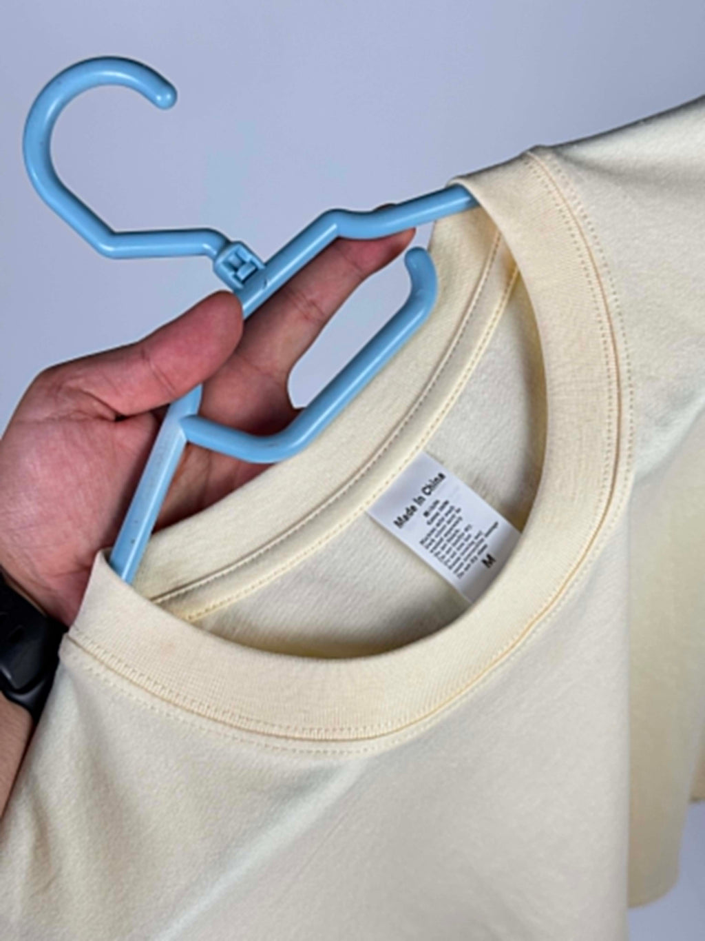 Semi Oversize pastel yellow shirt (jaune pastel)