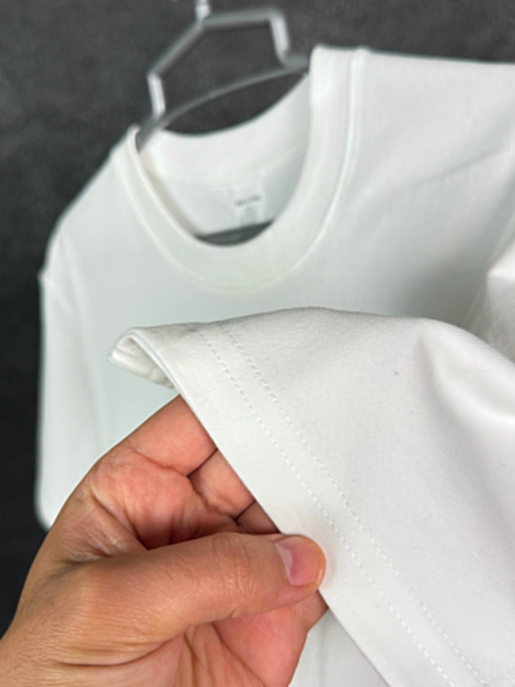 Semi Oversize white shirt (blanc)