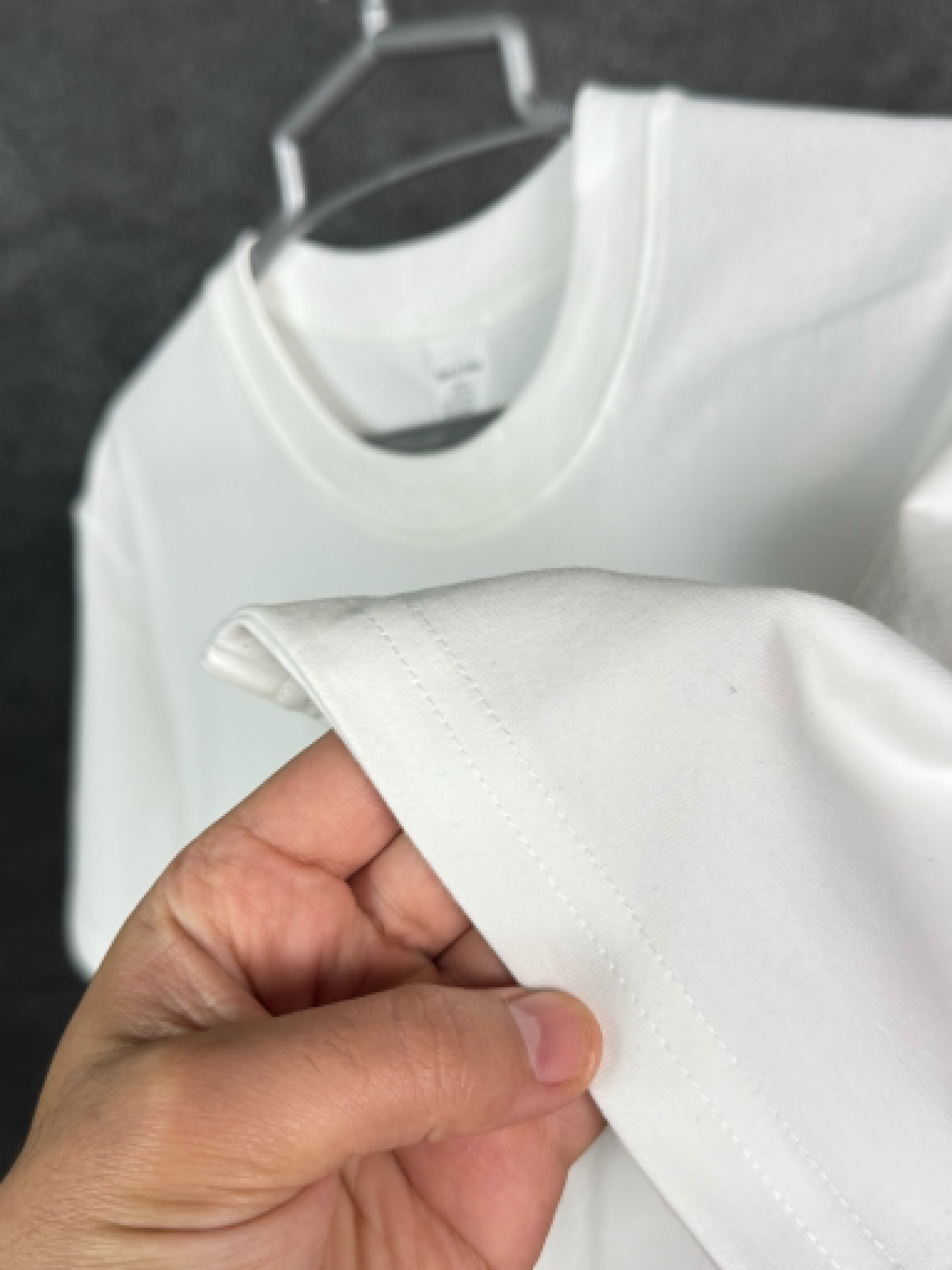 Semi Oversize white shirt (blanc)