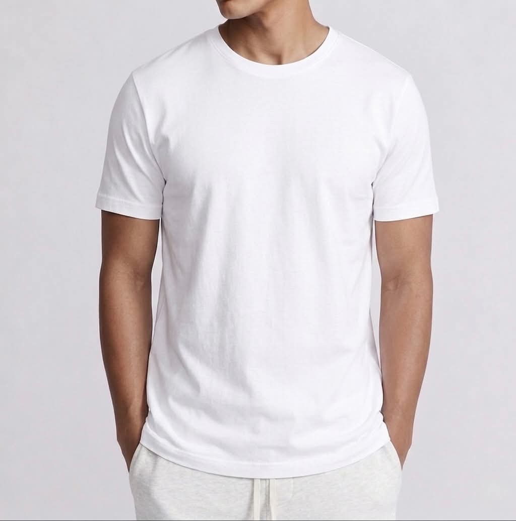 Regular fit white shirt (blanc)