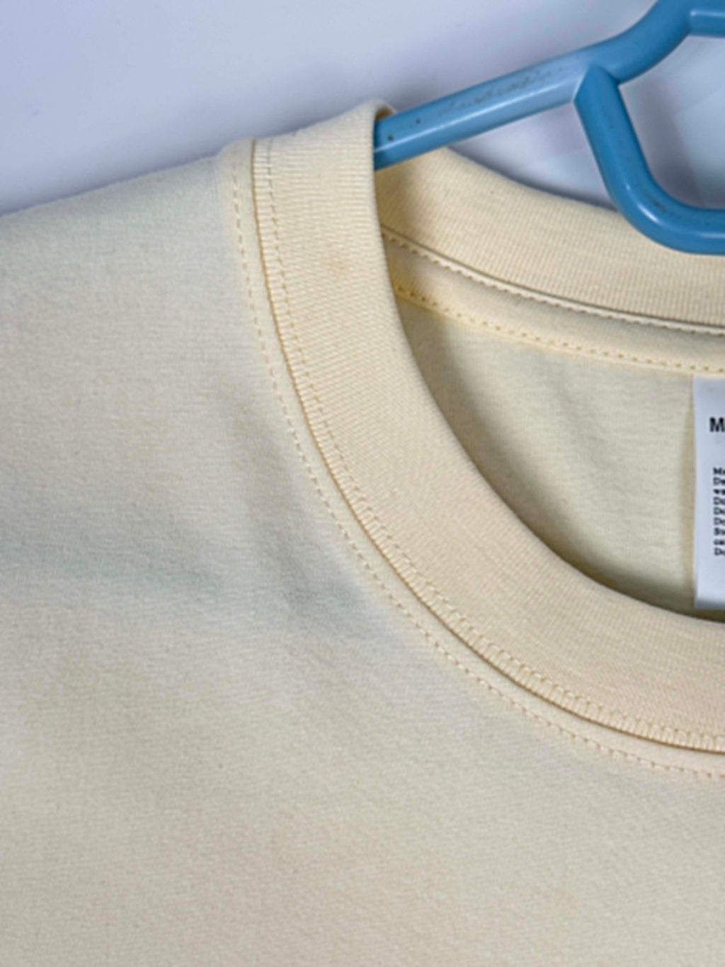 Semi Oversize pastel yellow shirt (jaune pastel)