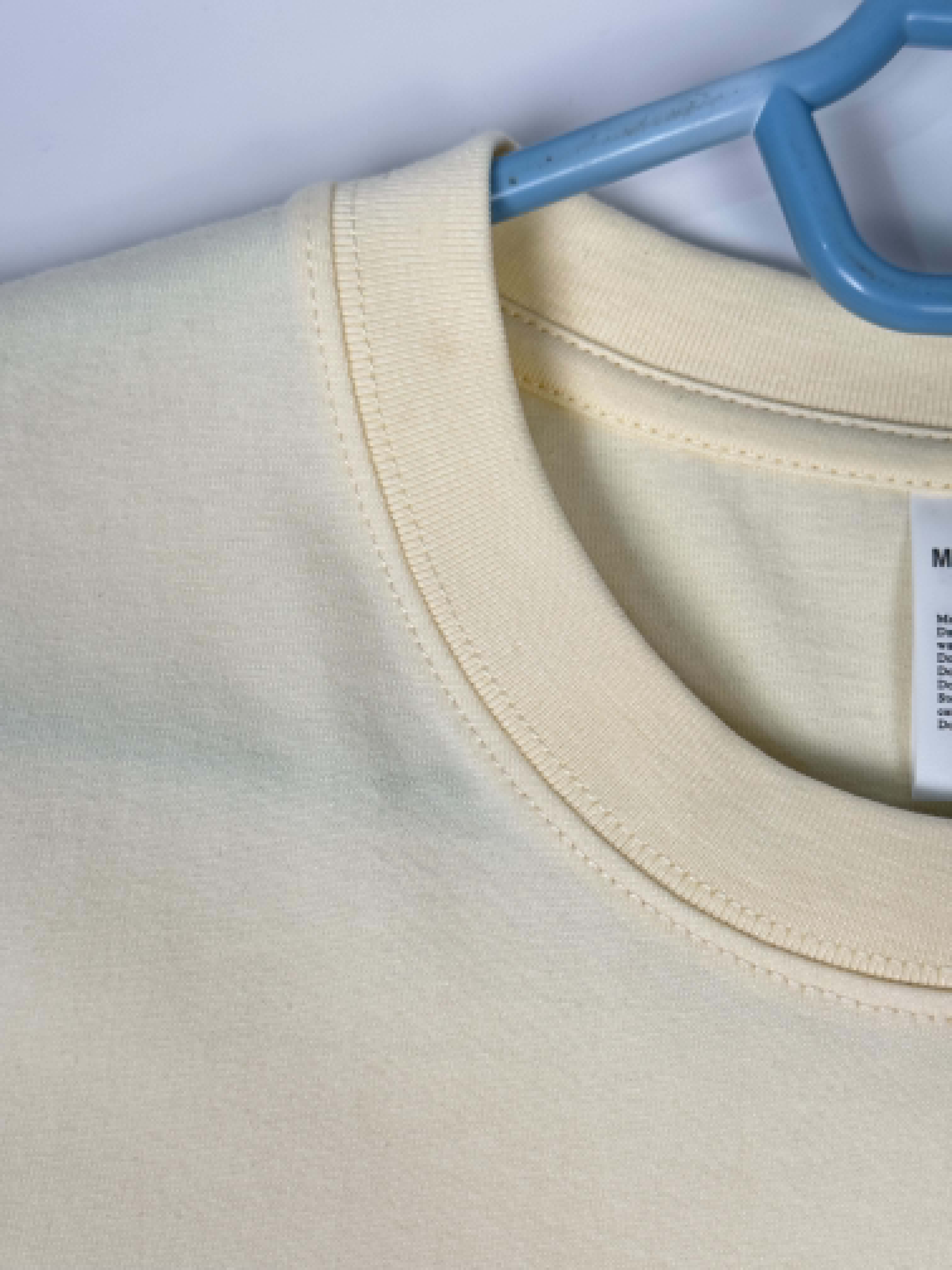 Semi Oversize pastel yellow shirt (jaune pastel)