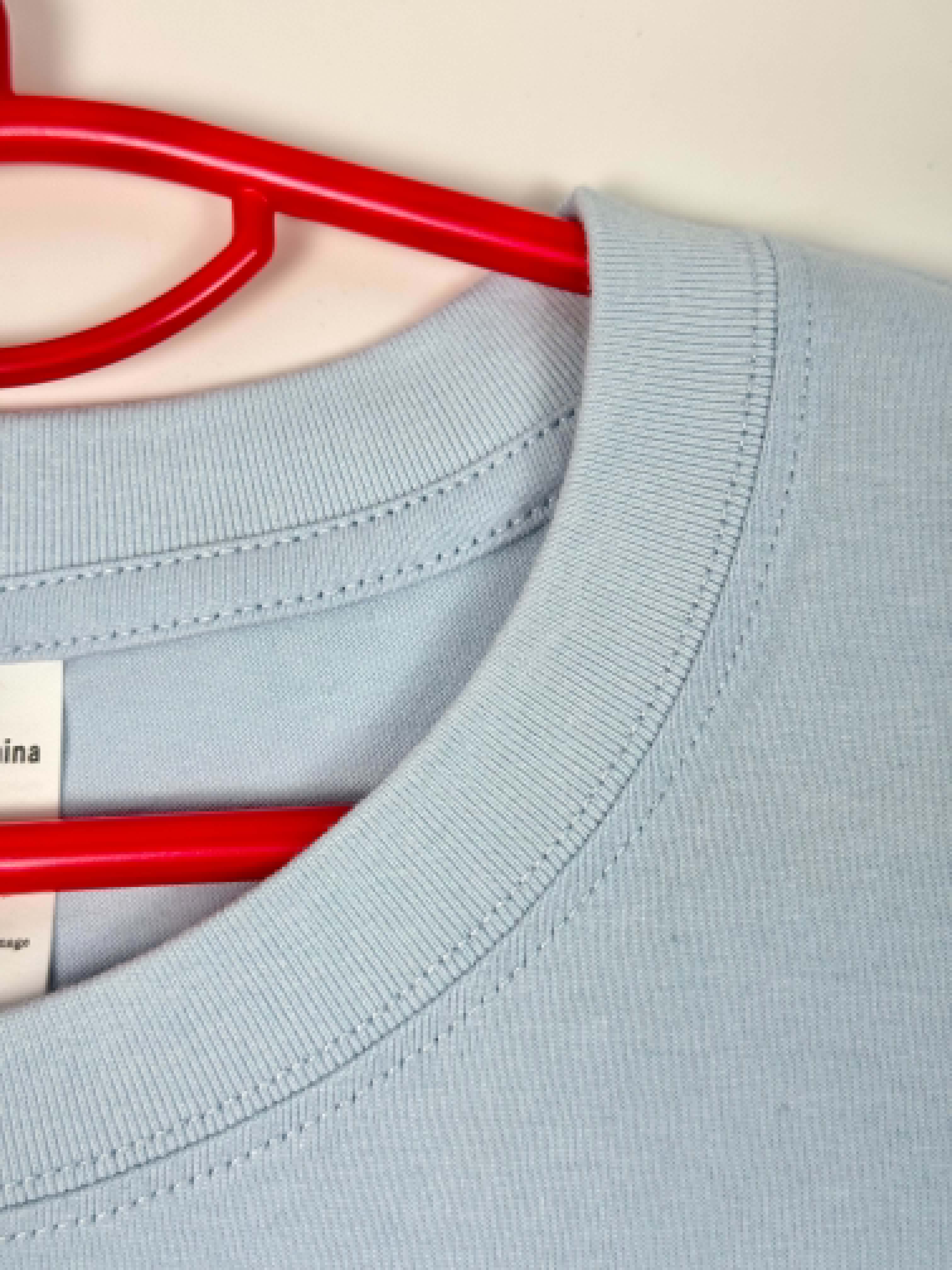 Semi Oversize sky blue shirt (bleu ciel)