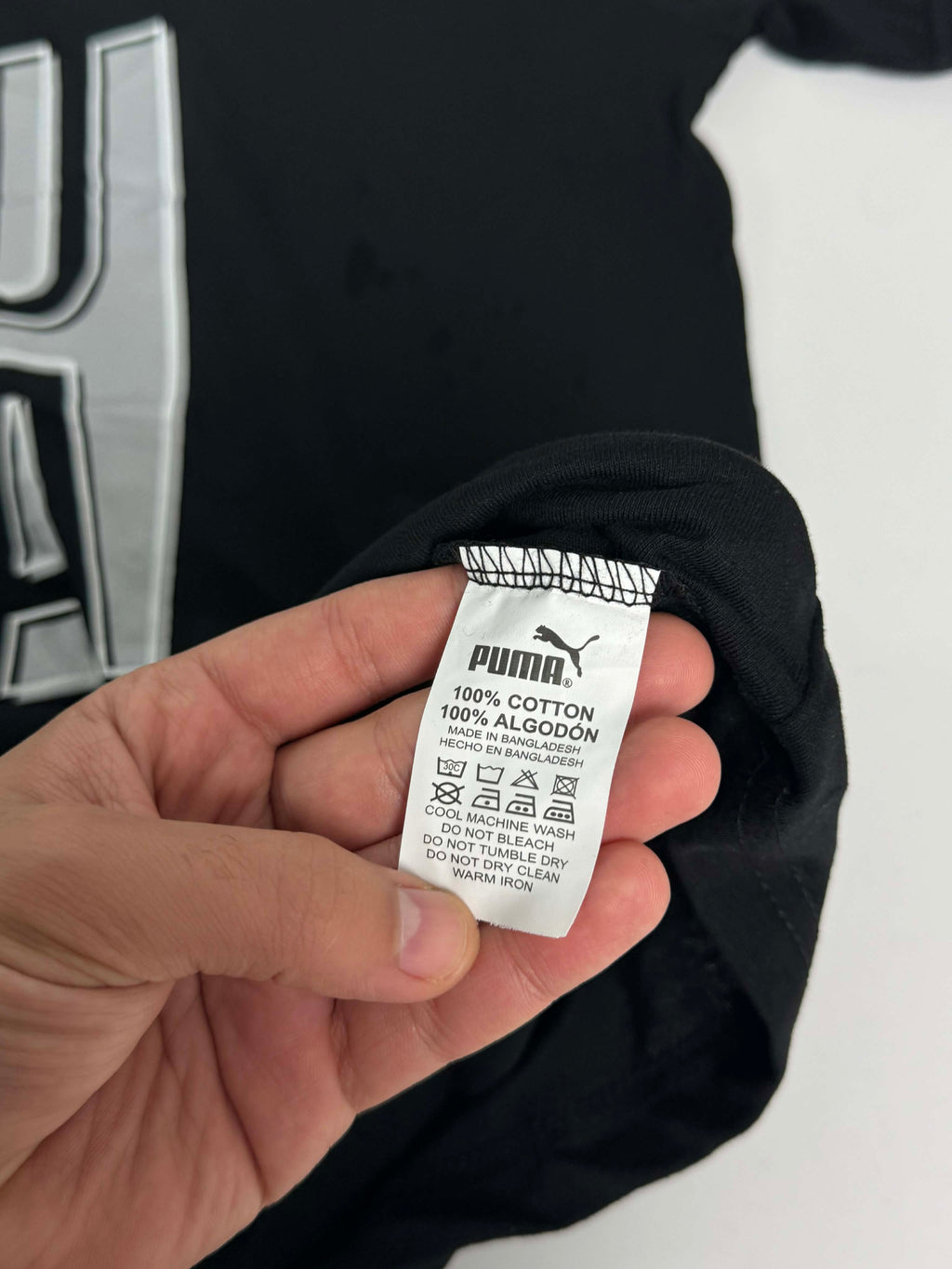 puma t-shirt noir
