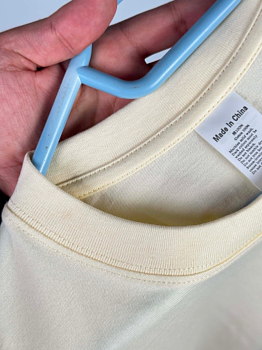 Semi Oversize pastel yellow shirt (jaune pastel)