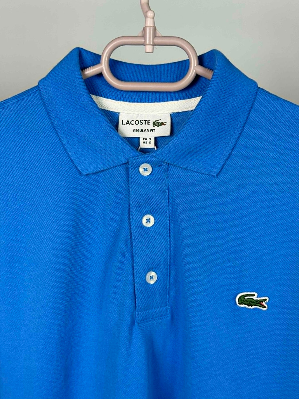 Polo lacoste 1  bleu roi