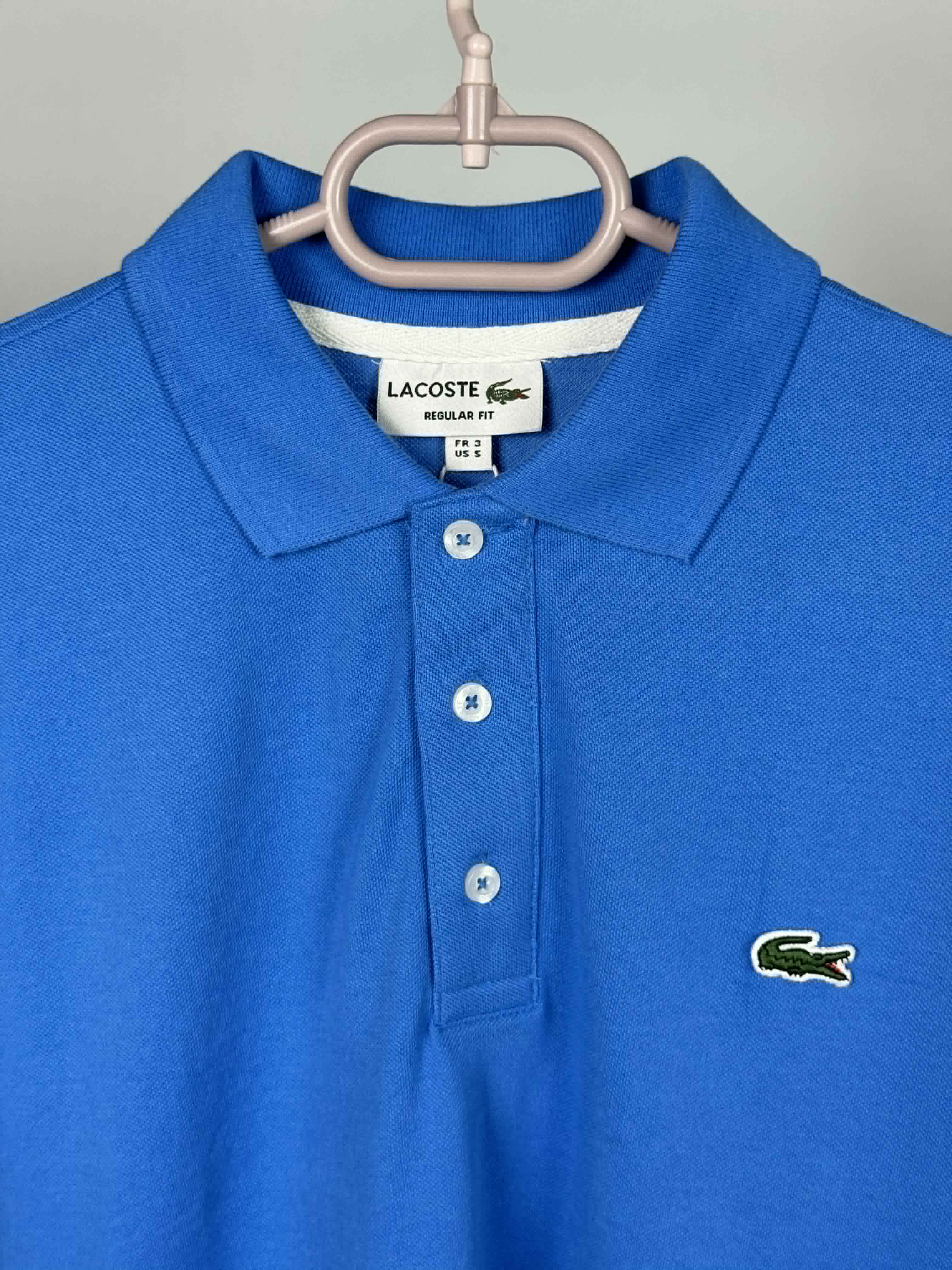 Polo lacoste 1  bleu roi