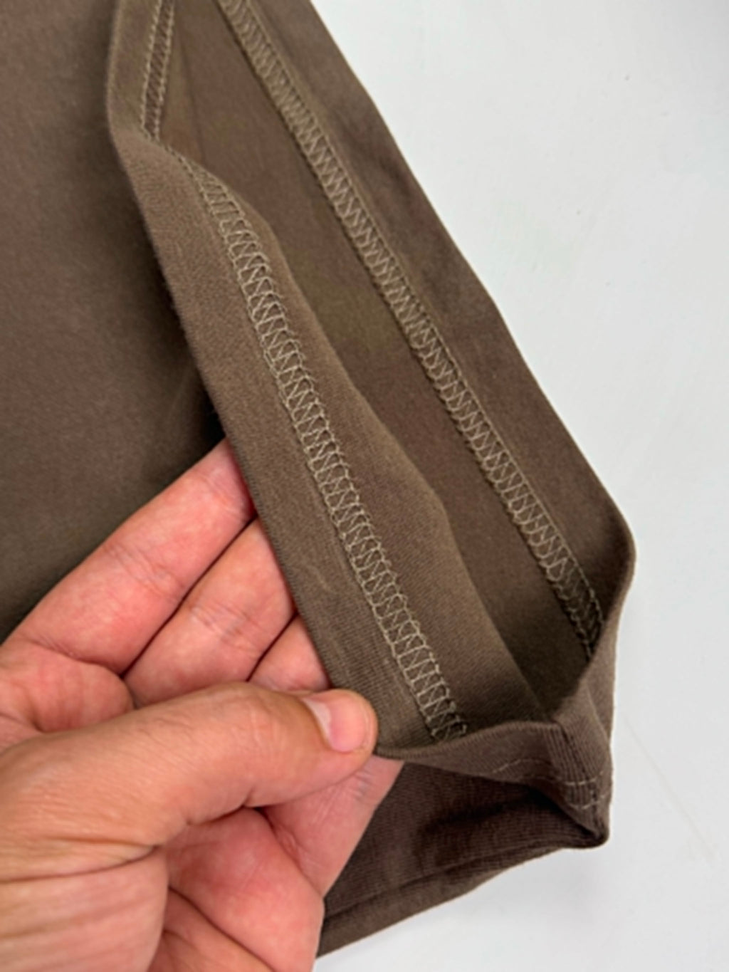 Semi Oversize chocolate brown shirt (marron chocolat)