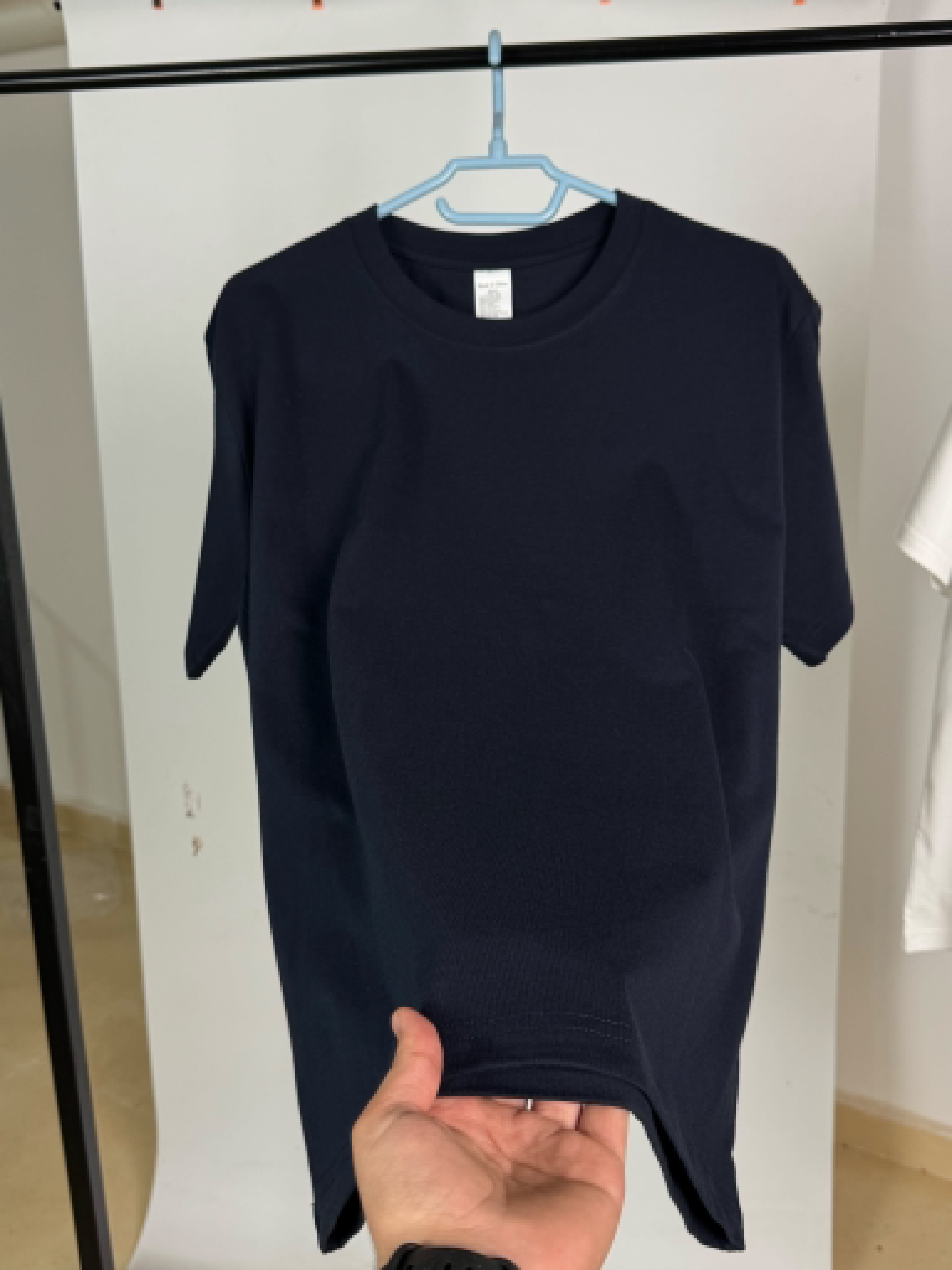 Semi Oversize navy shirt (bleu)