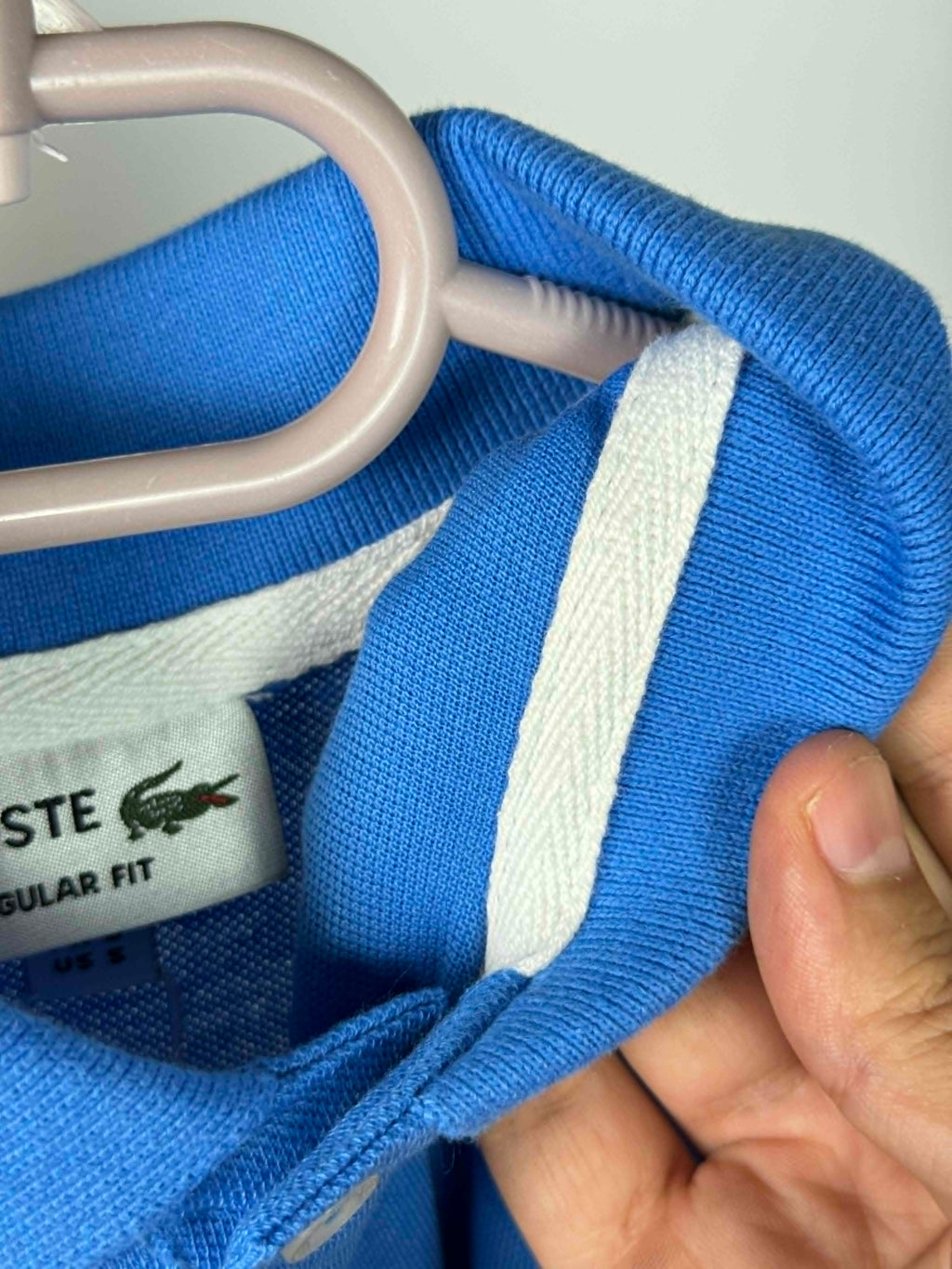 Polo lacoste 1  bleu roi