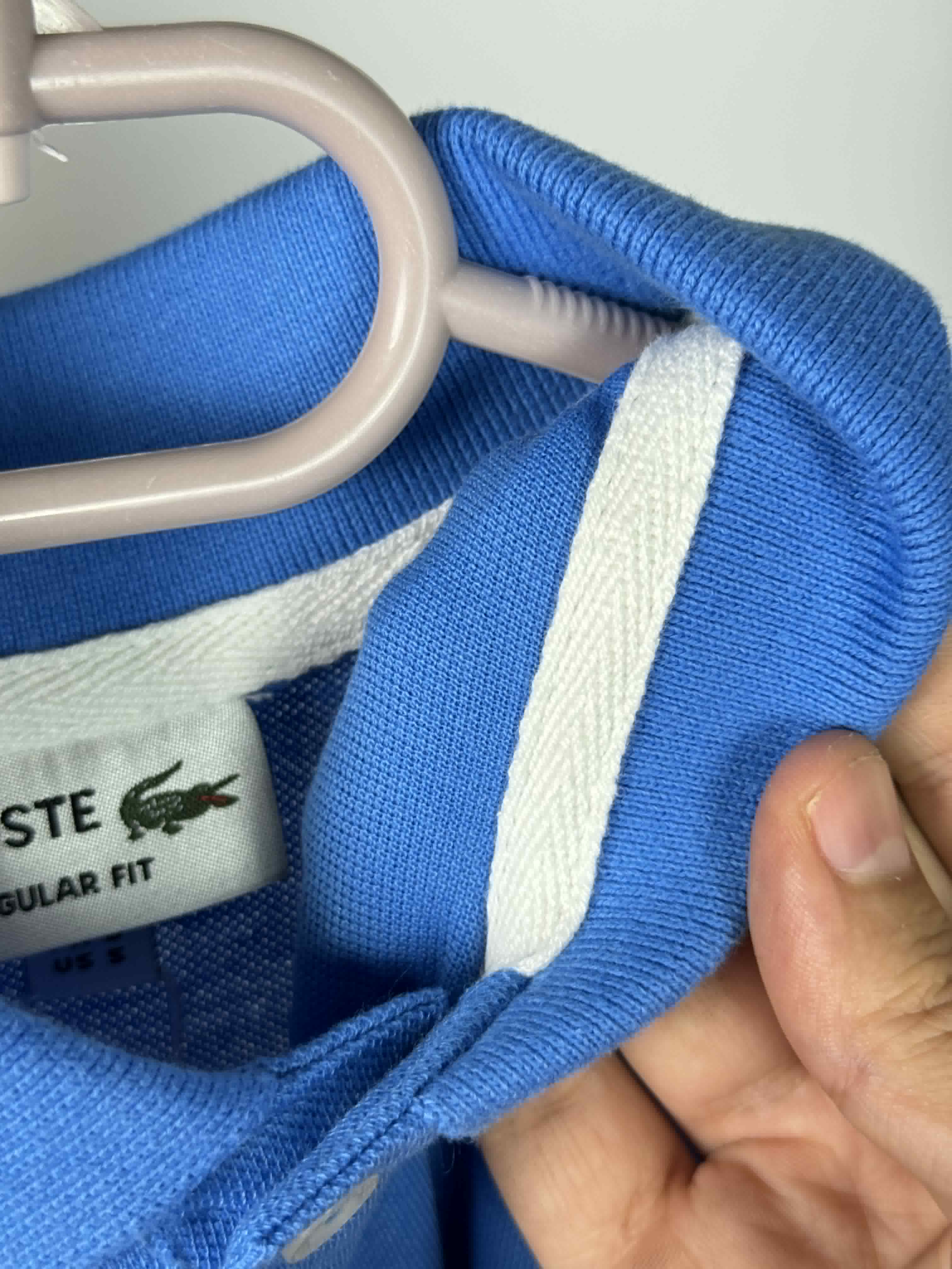 Polo lacoste 1  bleu roi