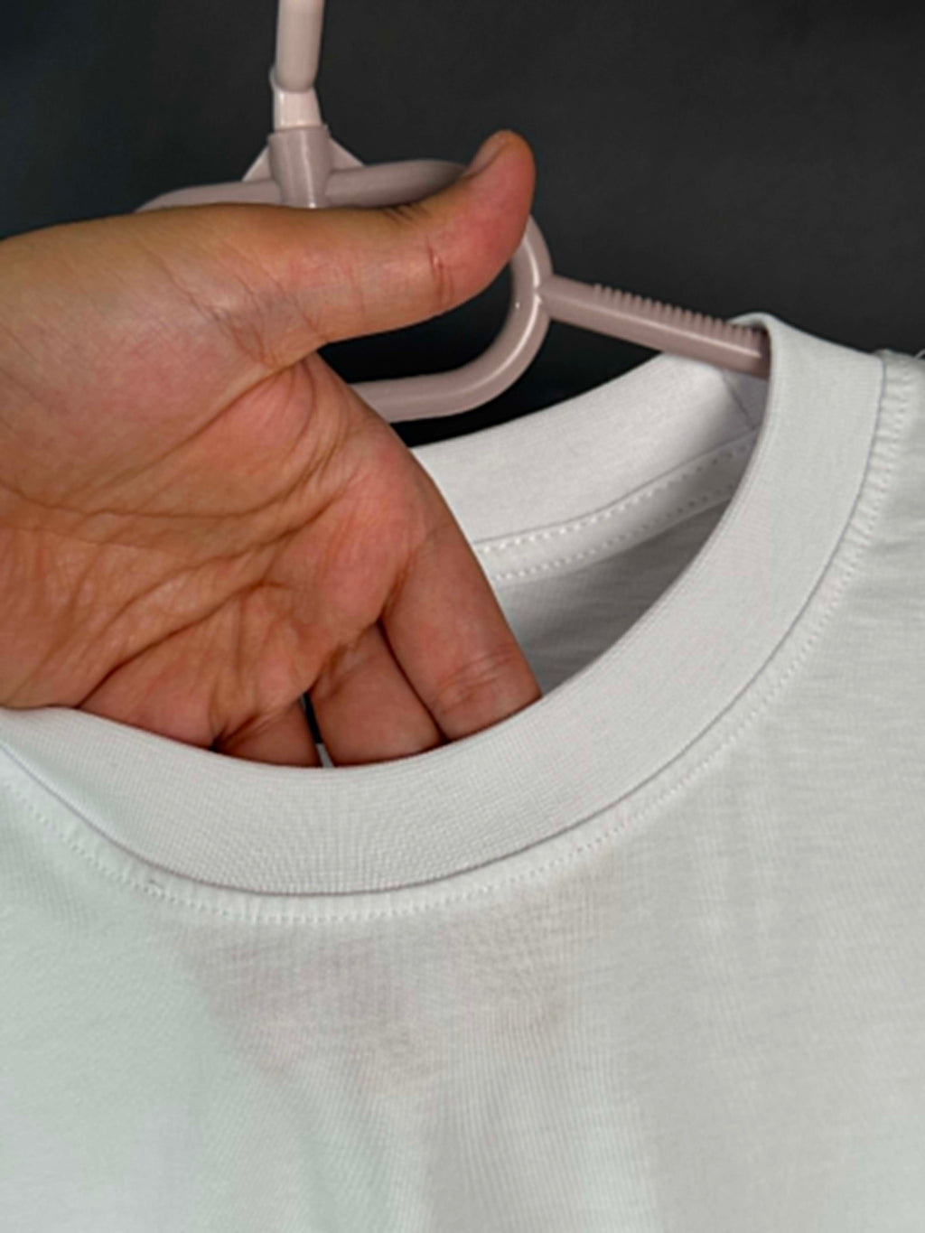 Regular fit white shirt (blanc)