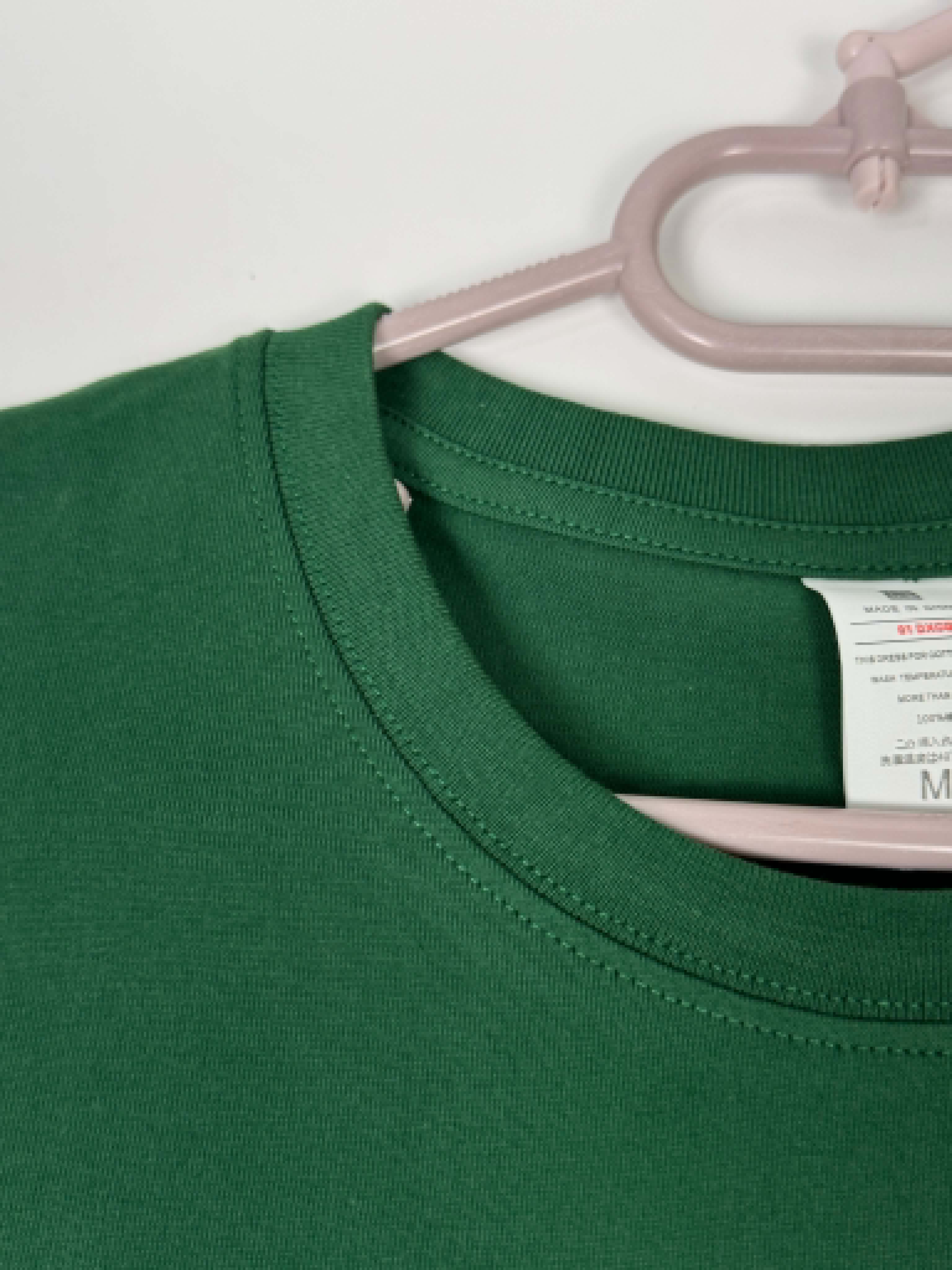 Semi Oversize bottle green shirt (vert bouteille)
