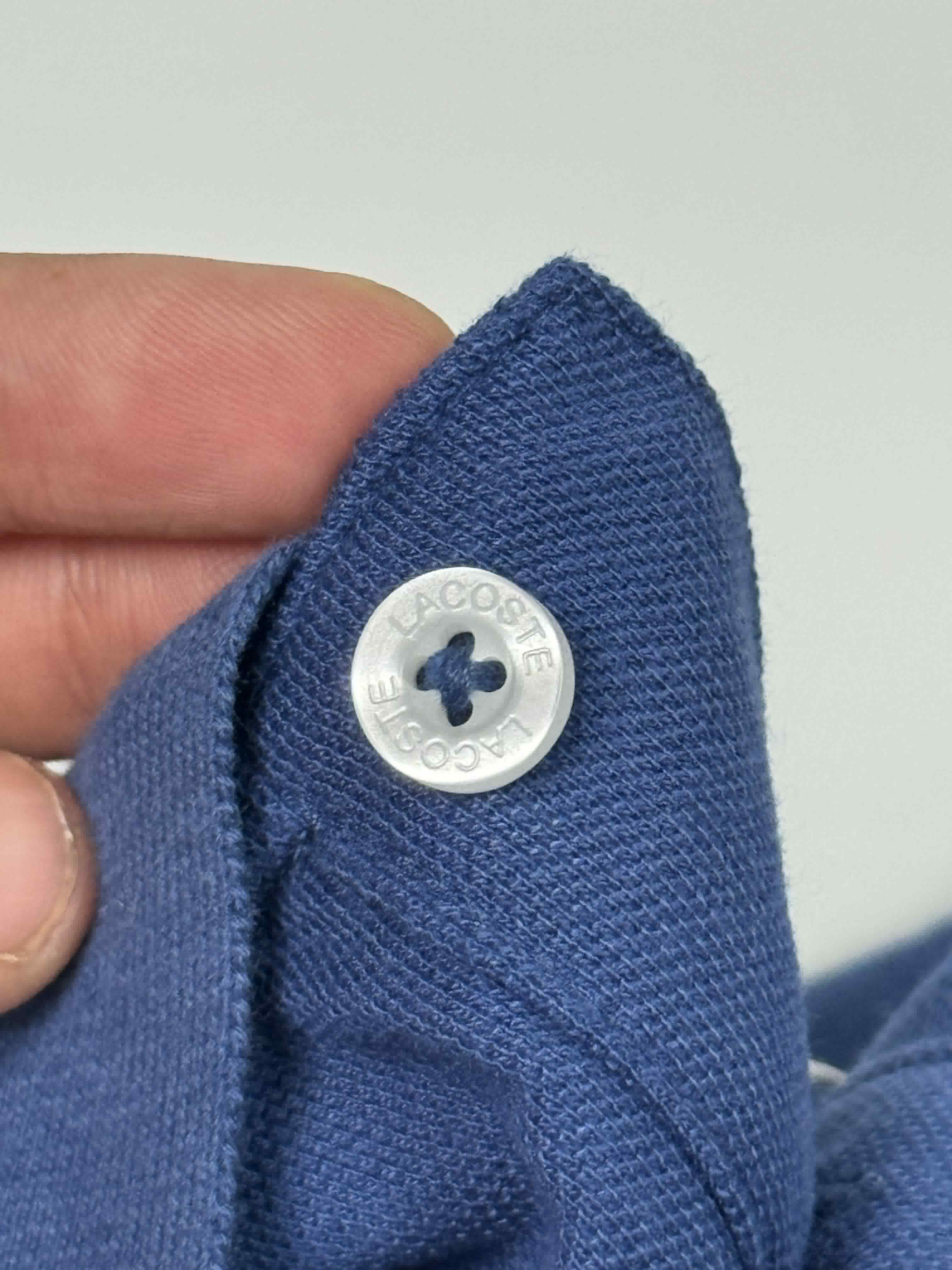 Polo lacoste 1  bleu acier