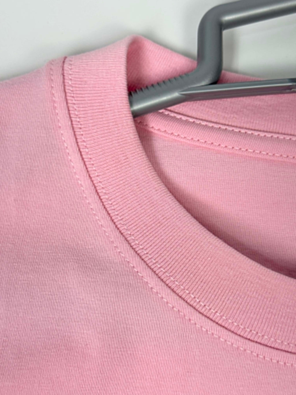 Semi Oversize baby pink shirt (rose claire)