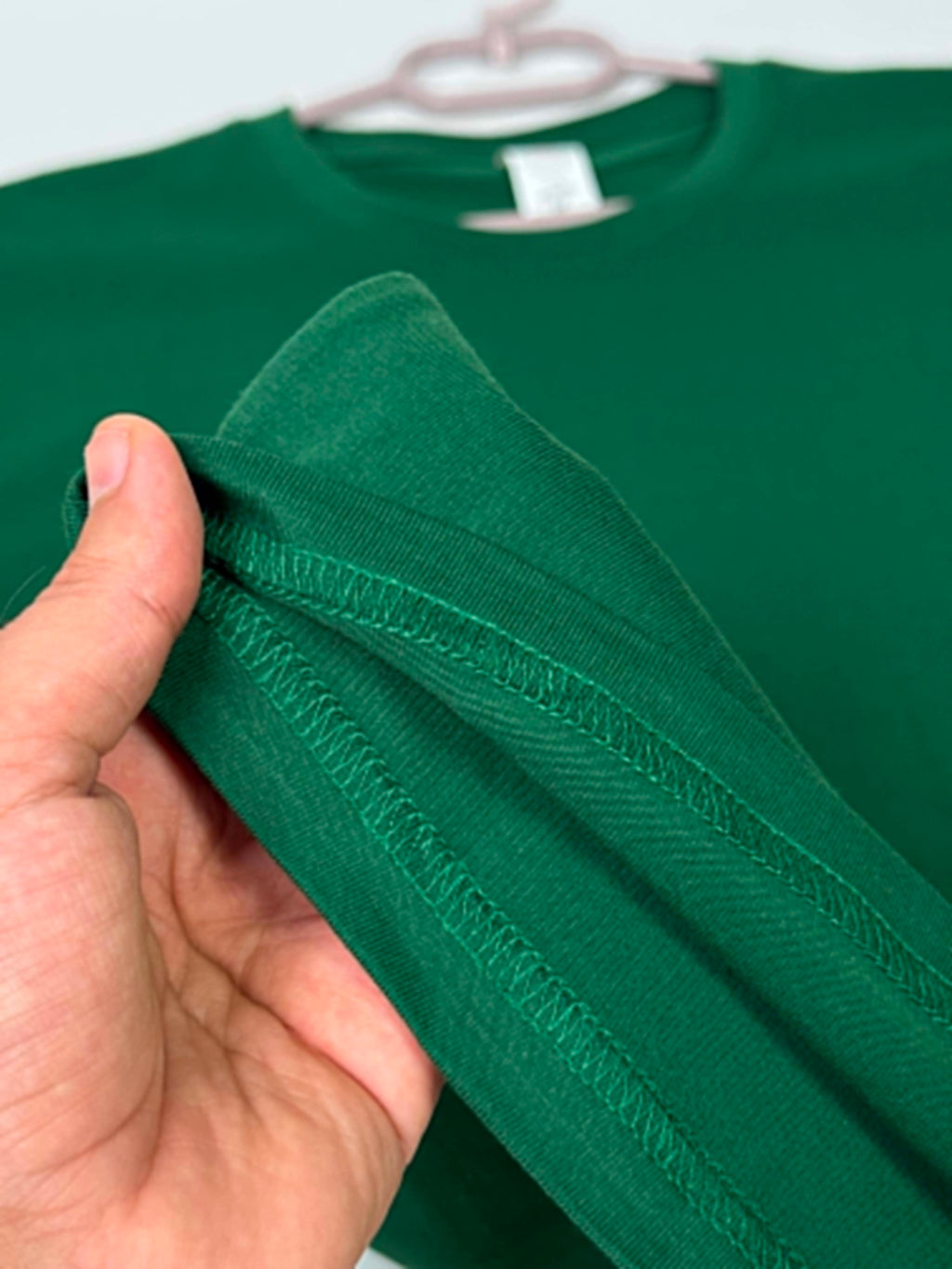Semi Oversize bottle green shirt (vert bouteille)