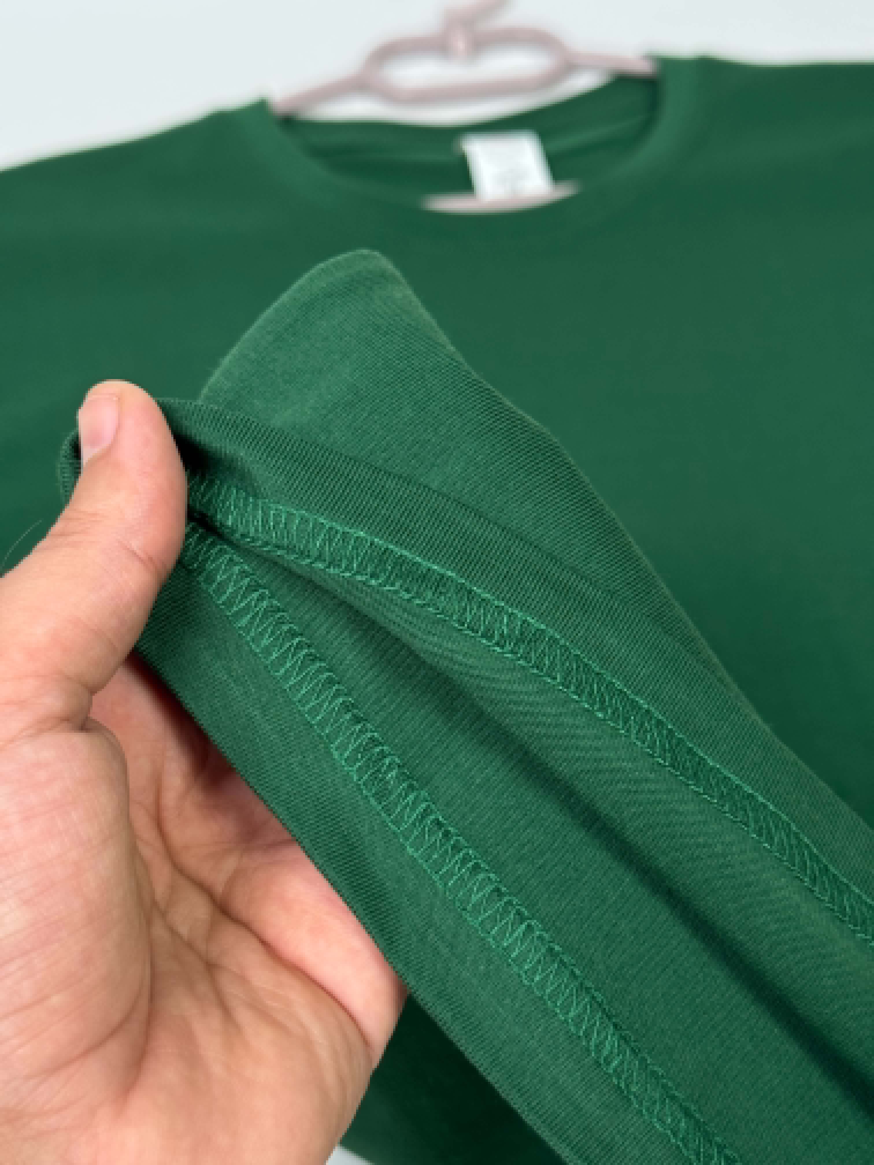 Semi Oversize bottle green shirt (vert bouteille)
