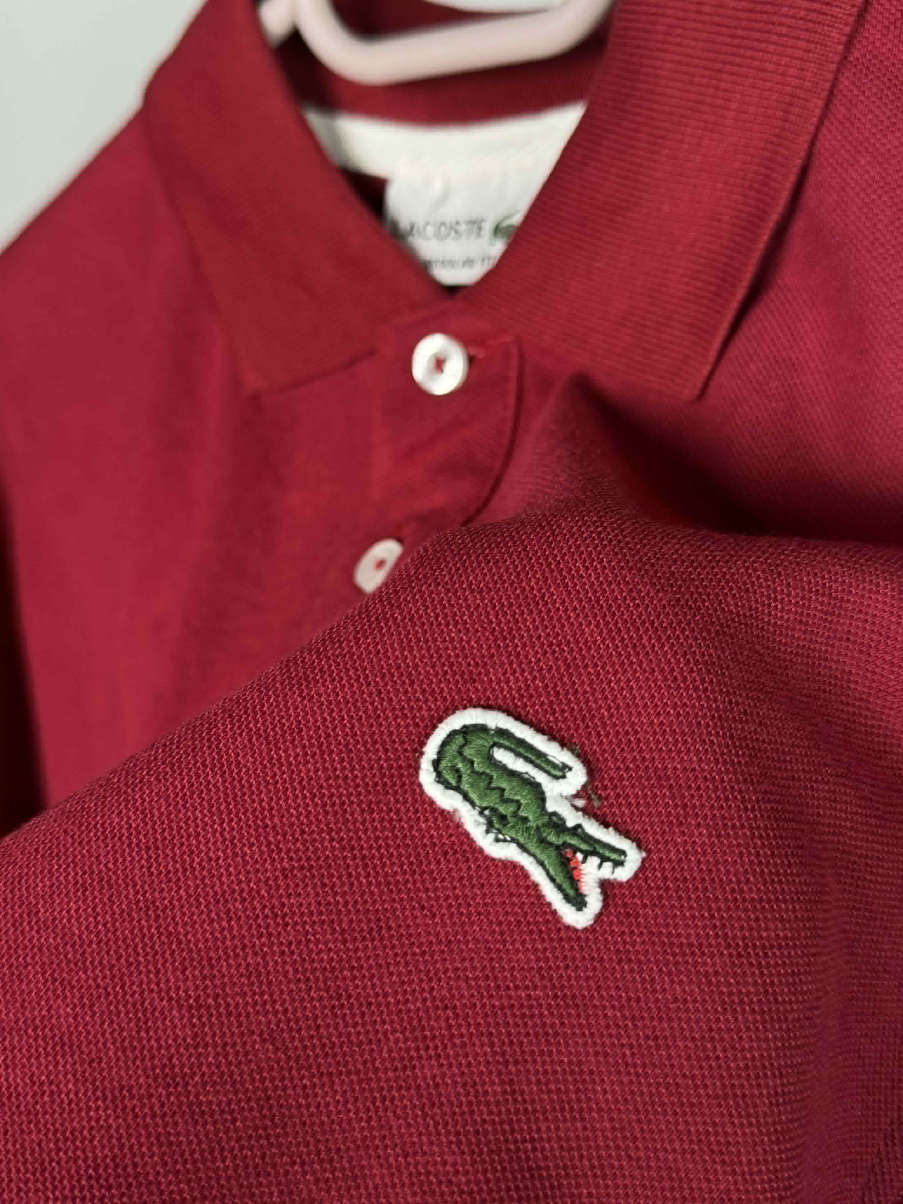 Polo lacoste 1  grena