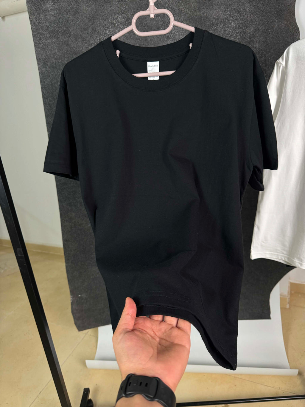 Semi Oversize black shirt (noir)