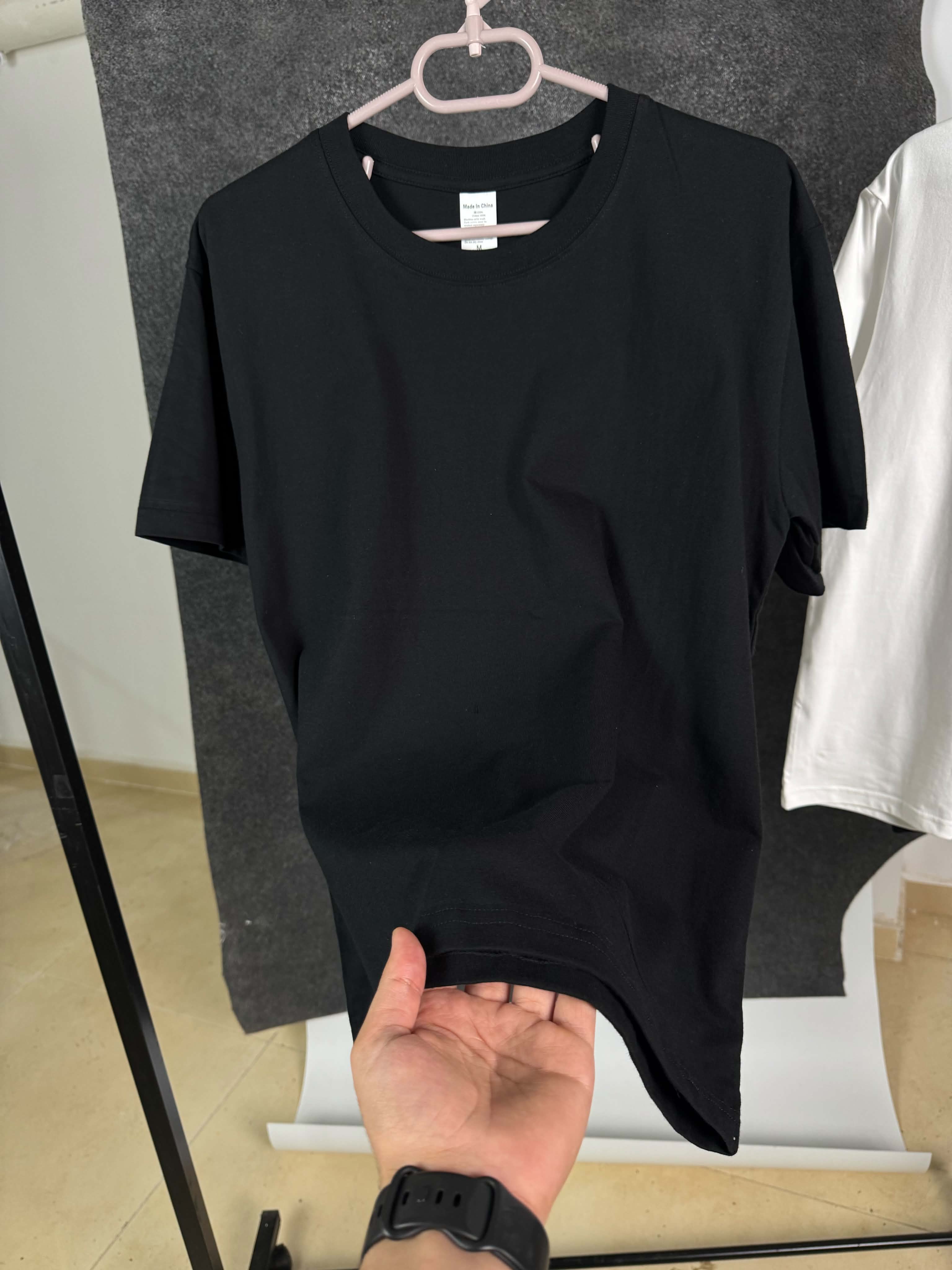 Semi Oversize black shirt (noir)