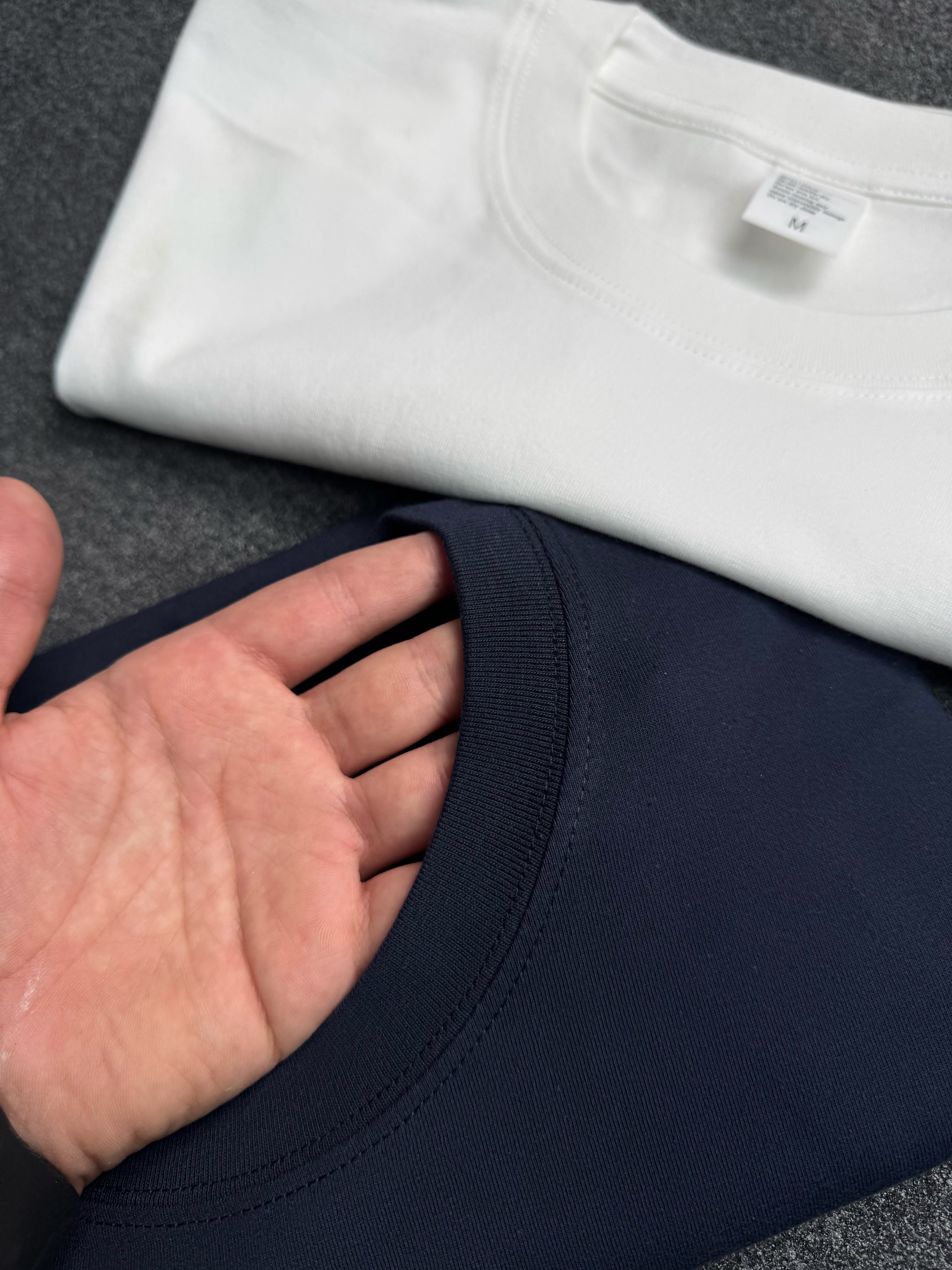 Semi Oversize navy shirt (bleu)