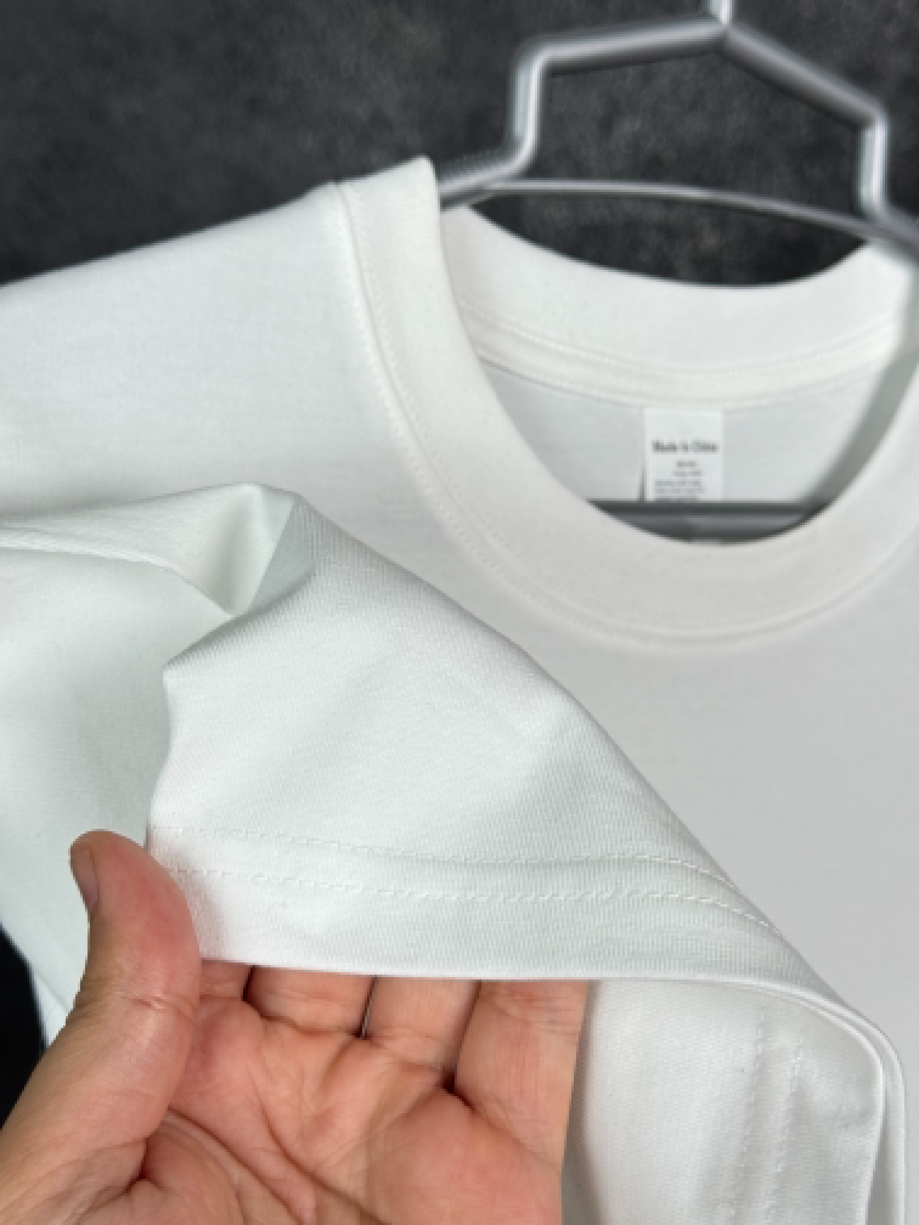 Semi Oversize white shirt (blanc)