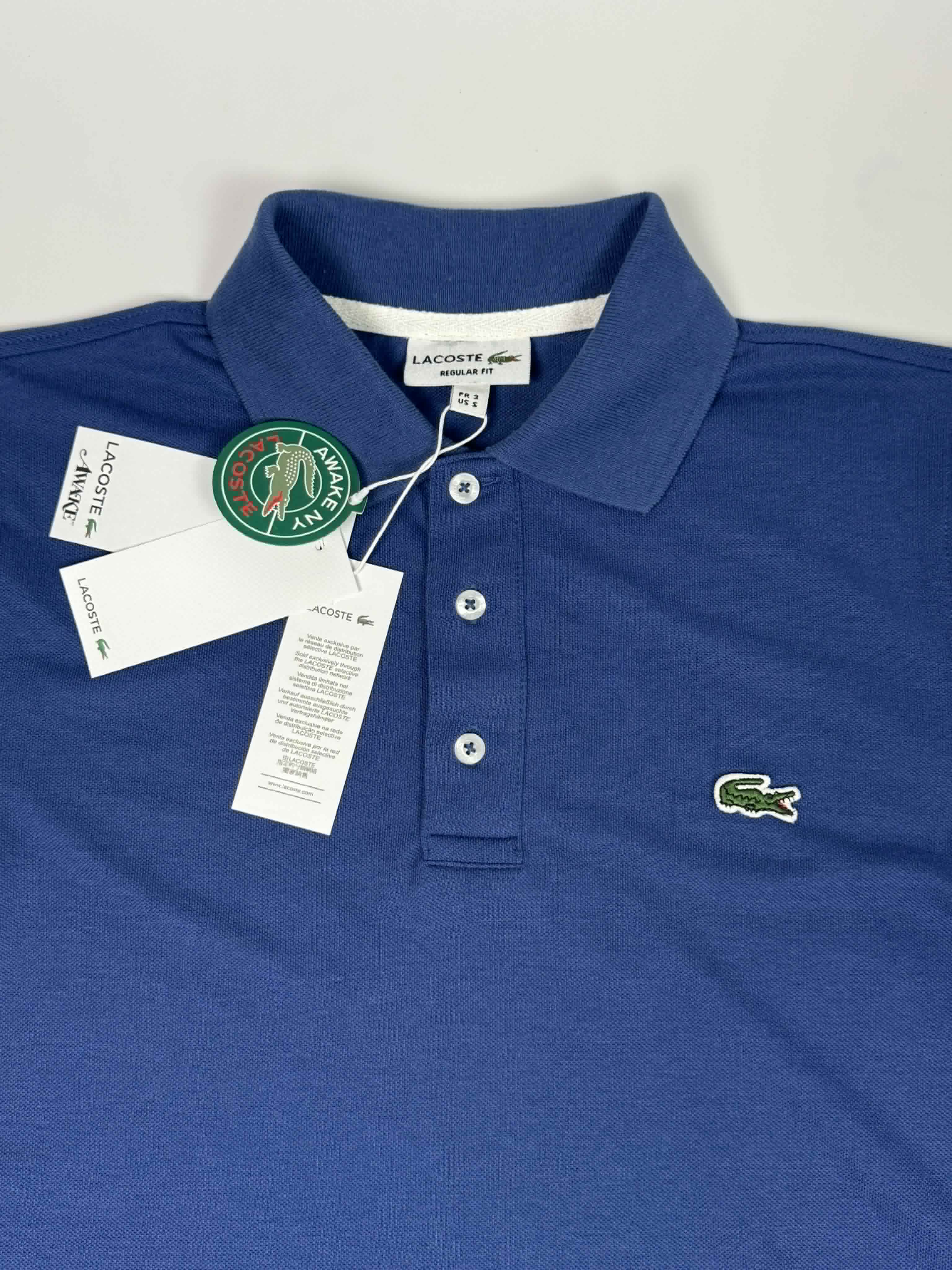 Polo lacoste 1  bleu acier