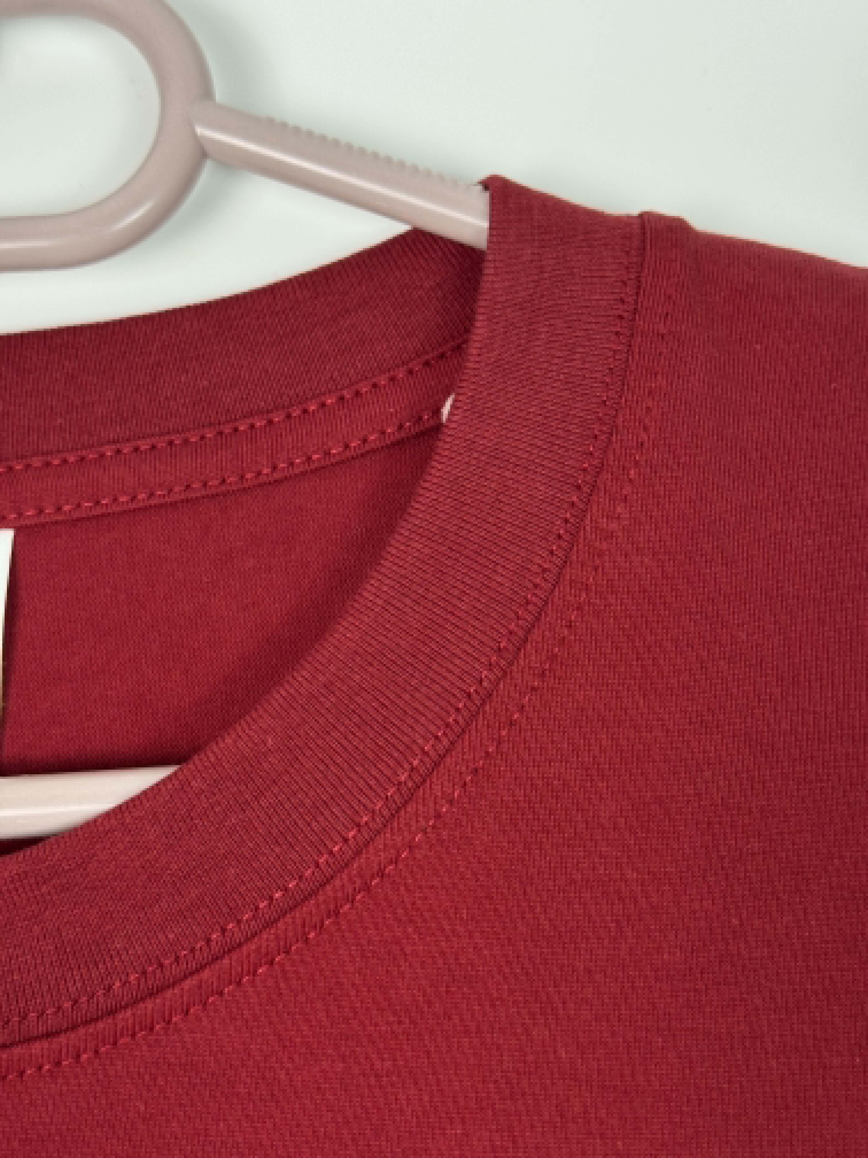 Semi Oversize brick red shirt (rouge brique)