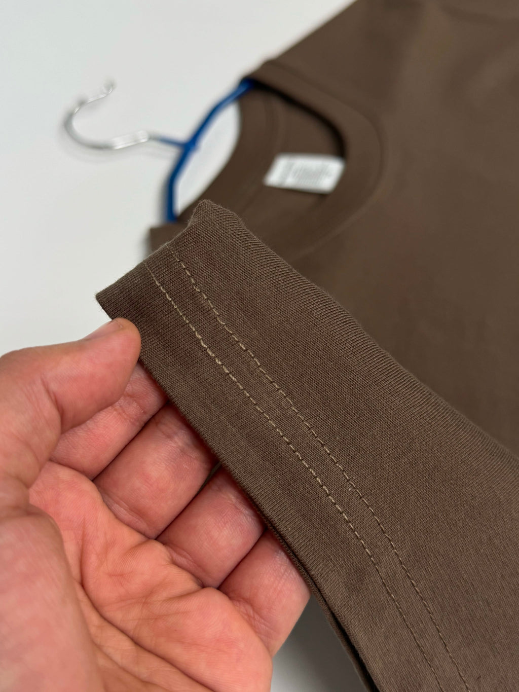 Semi Oversize chocolate brown shirt (marron chocolat)