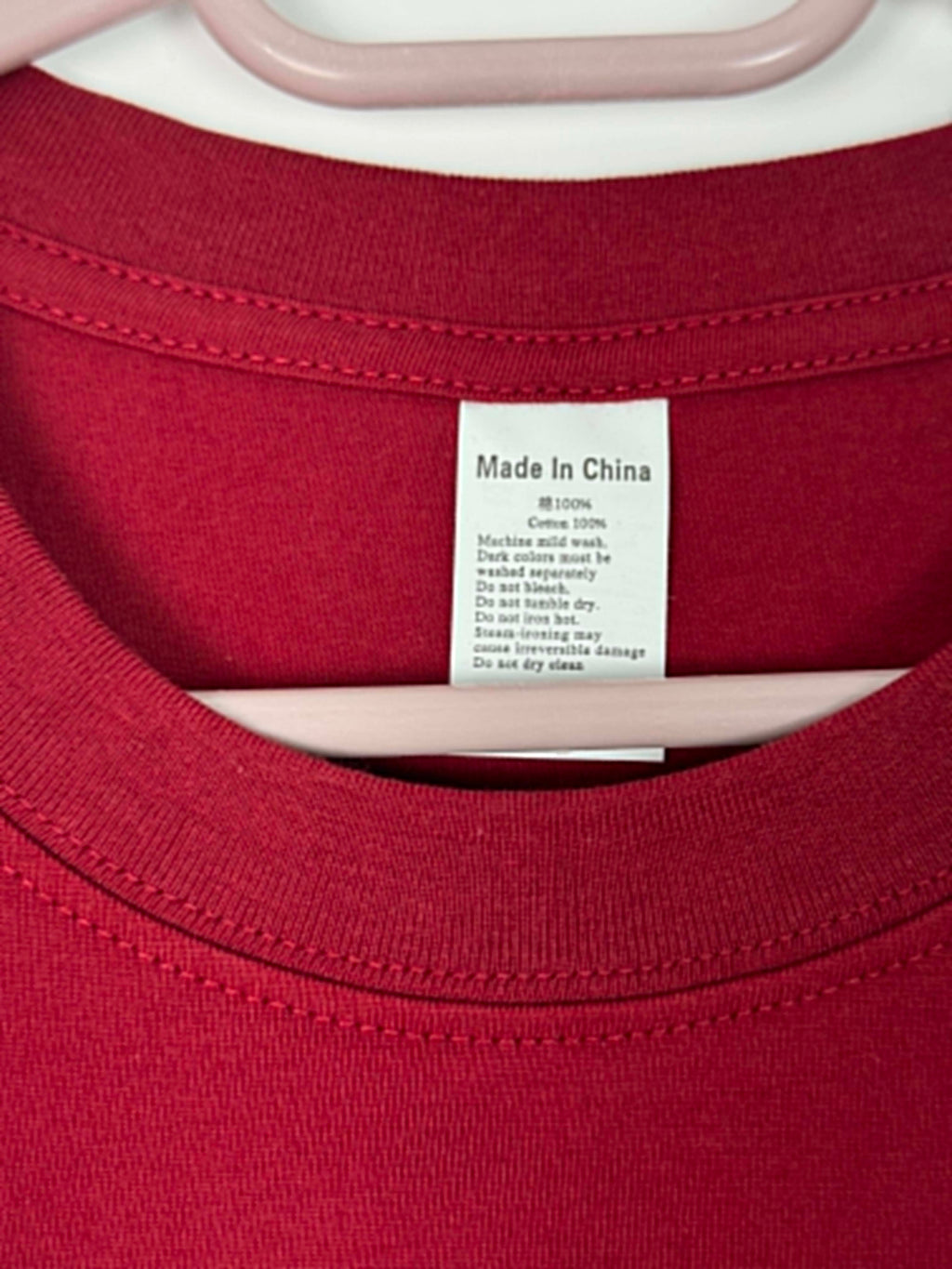 Semi Oversize brick red shirt (rouge brique)