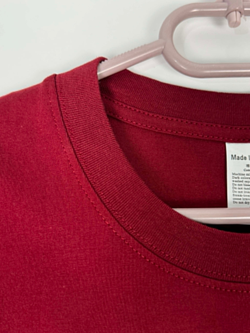 Semi Oversize brick red shirt (rouge brique)