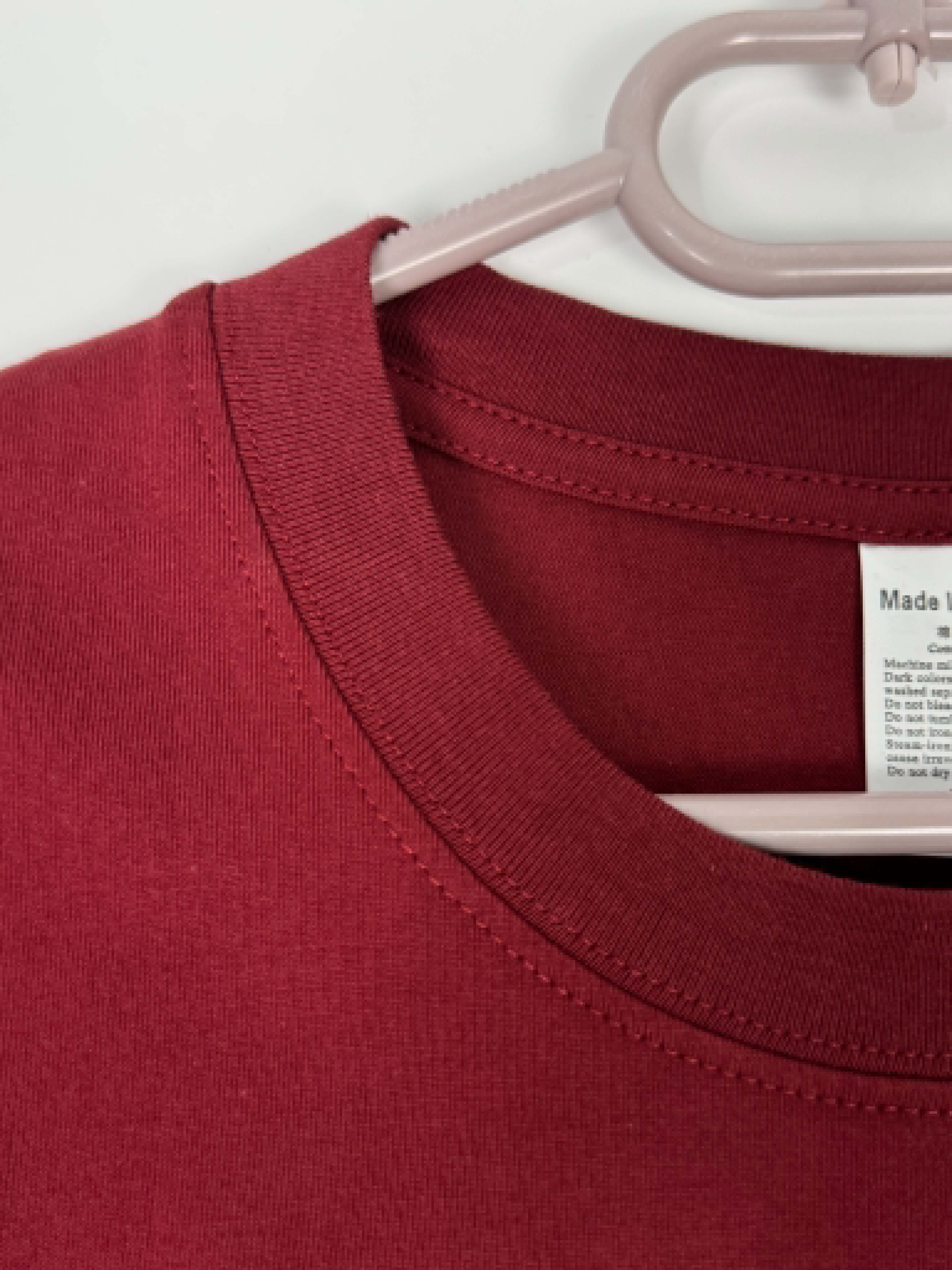 Semi Oversize brick red shirt (rouge brique)