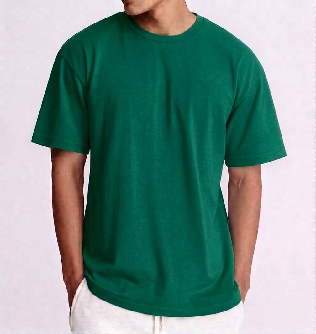 Semi Oversize bottle green shirt (vert bouteille)