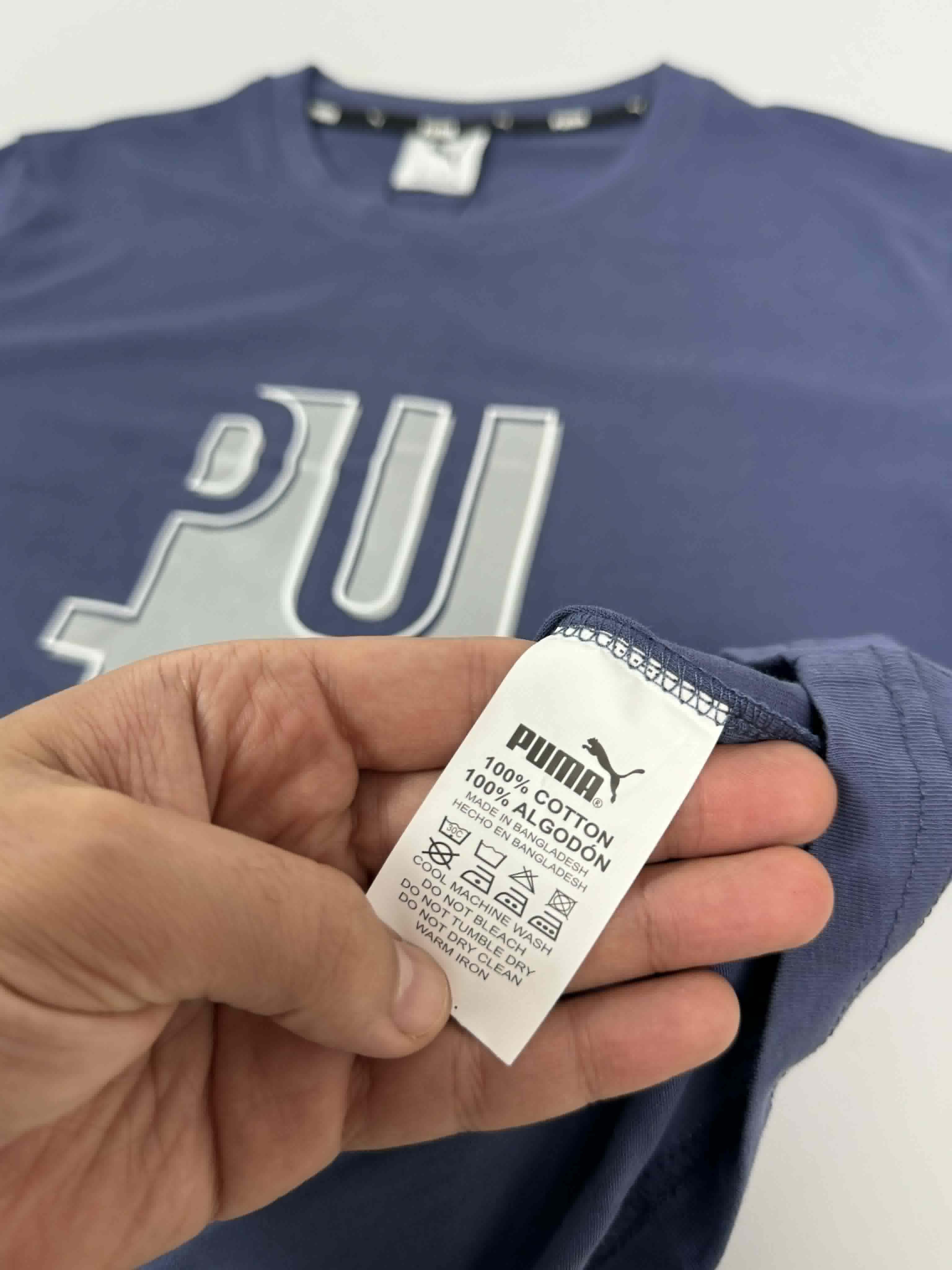 puma t-shirt bleu