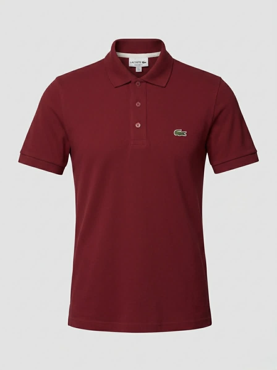 Polo lacoste 1  grena