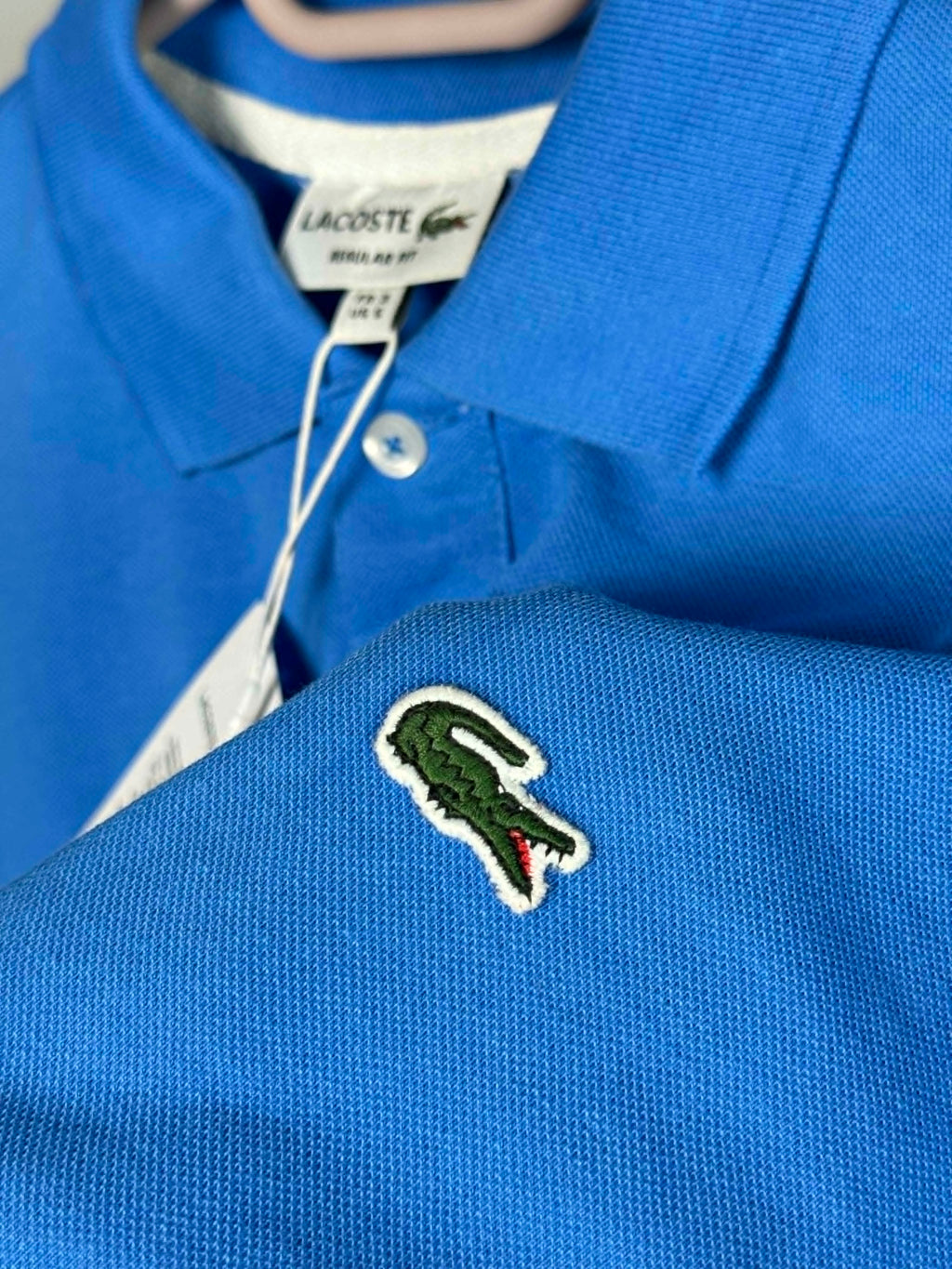 Polo lacoste 1  bleu roi