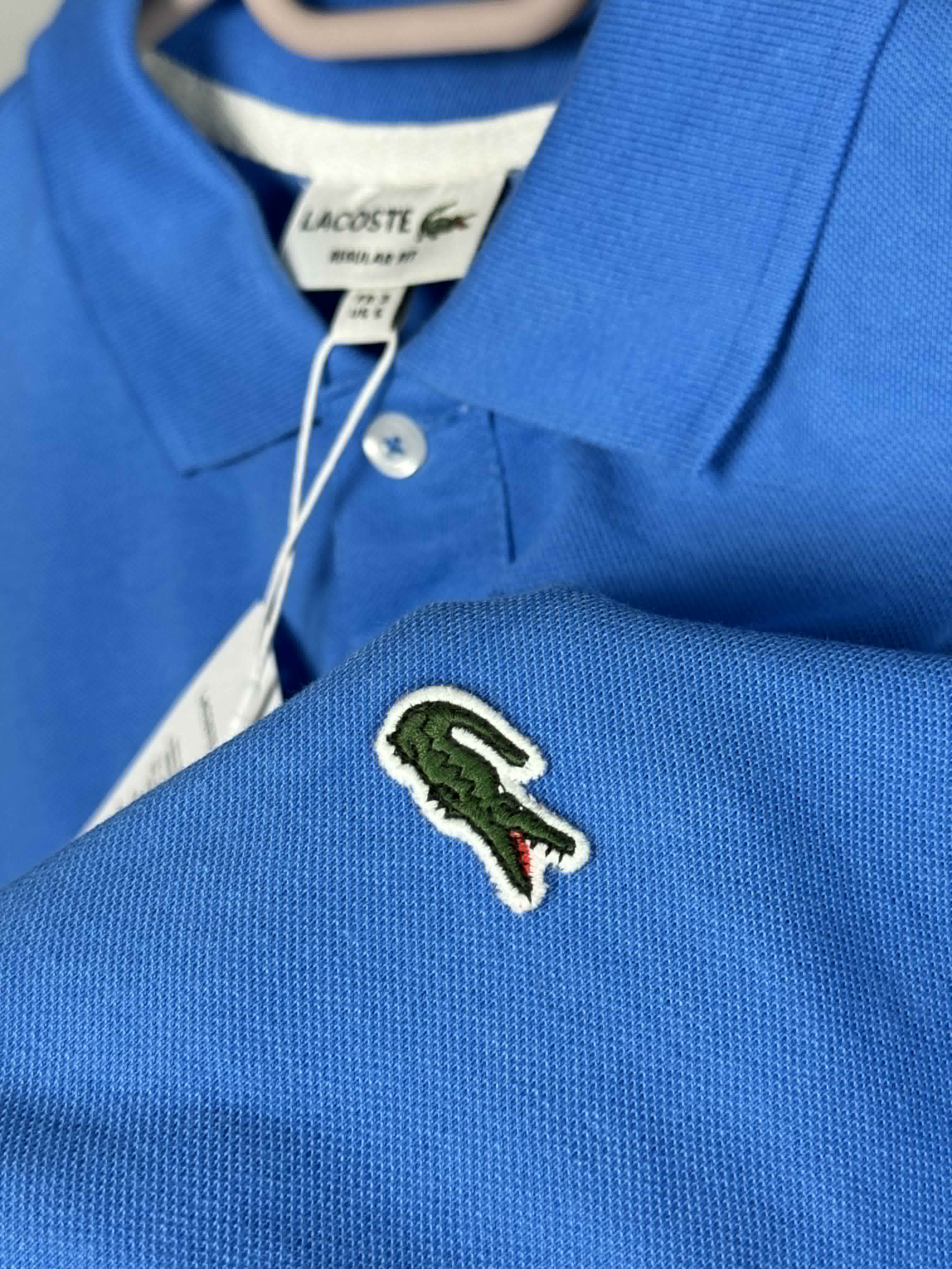 Polo lacoste 1  bleu roi