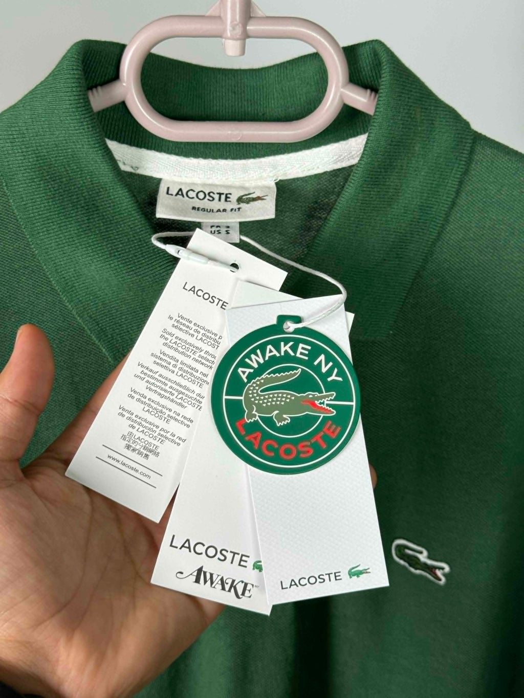 Polo lacoste 1  vert