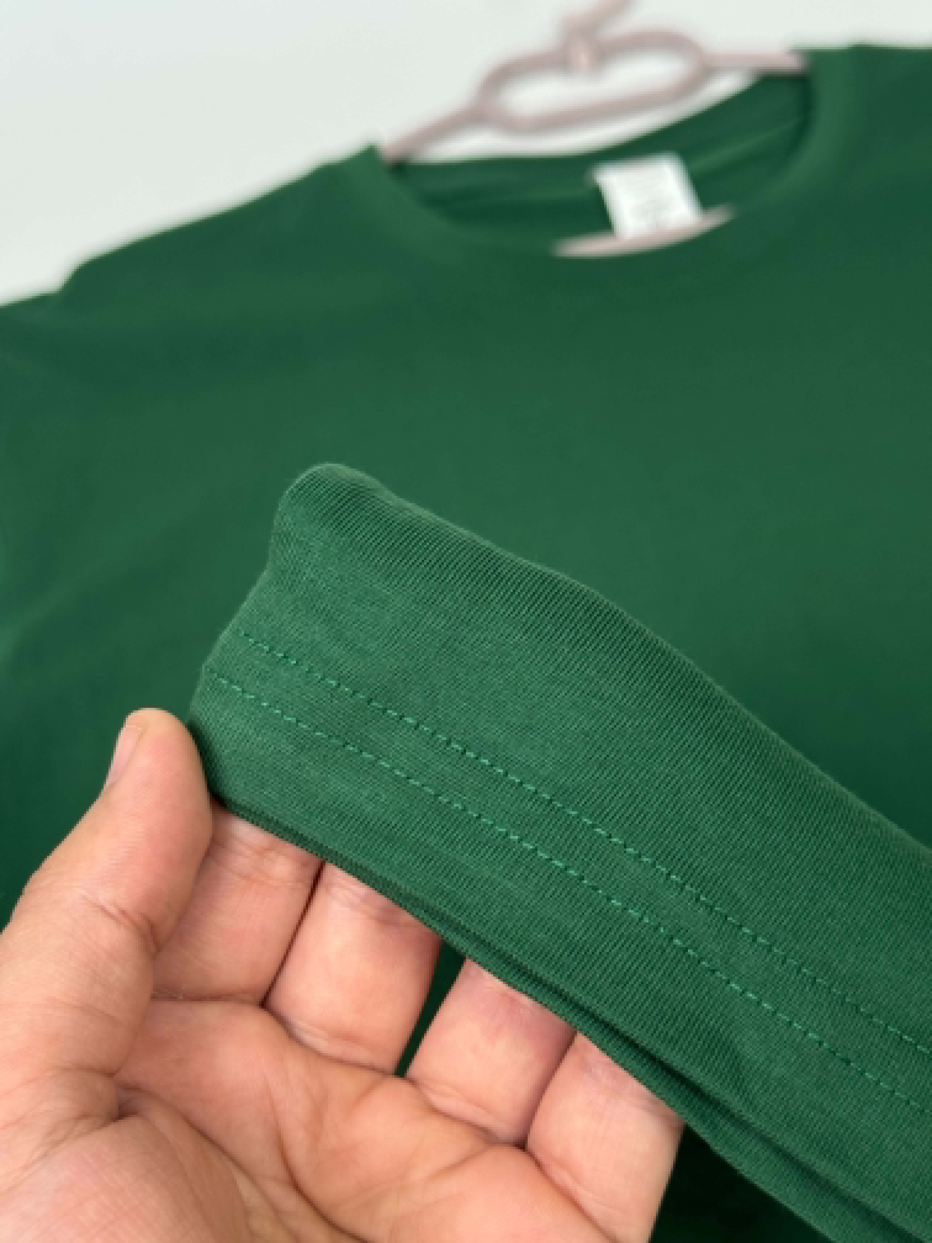 Semi Oversize bottle green shirt (vert bouteille)