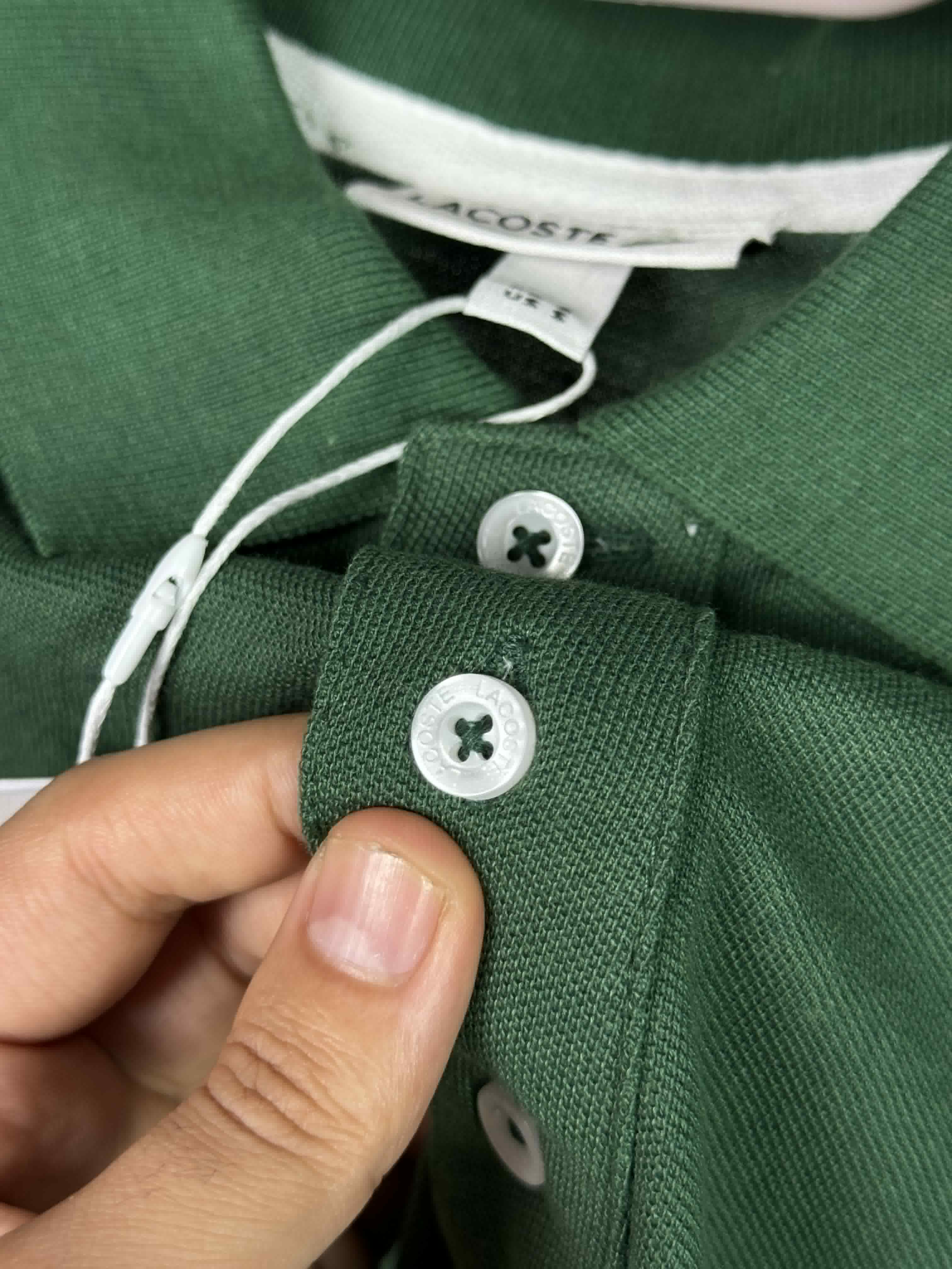 Polo lacoste 1  vert