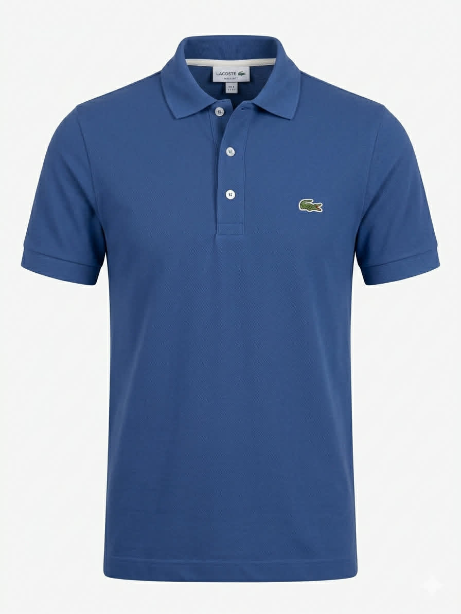 Polo lacoste 1  bleu acier