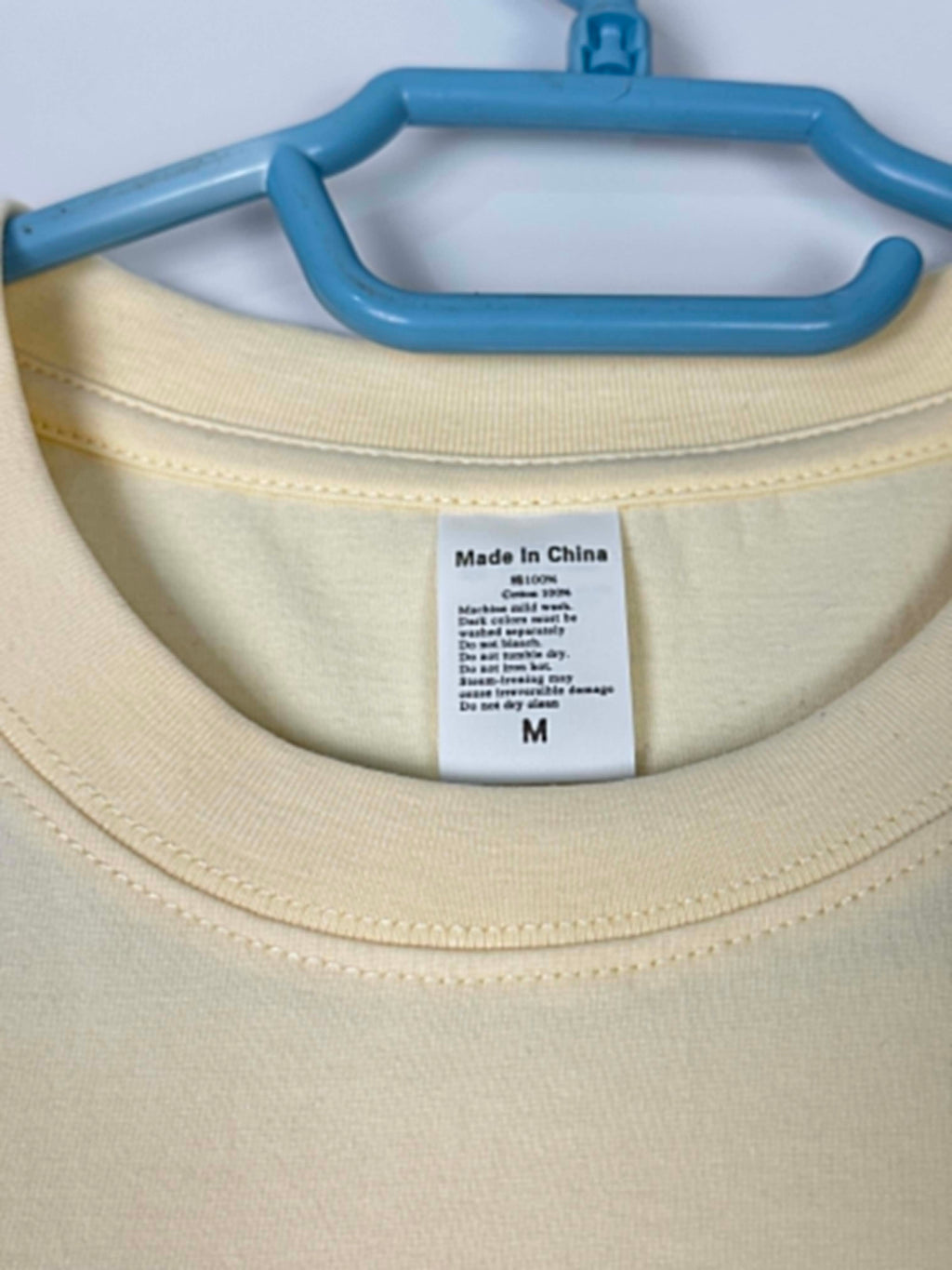 Semi Oversize pastel yellow shirt (jaune pastel)
