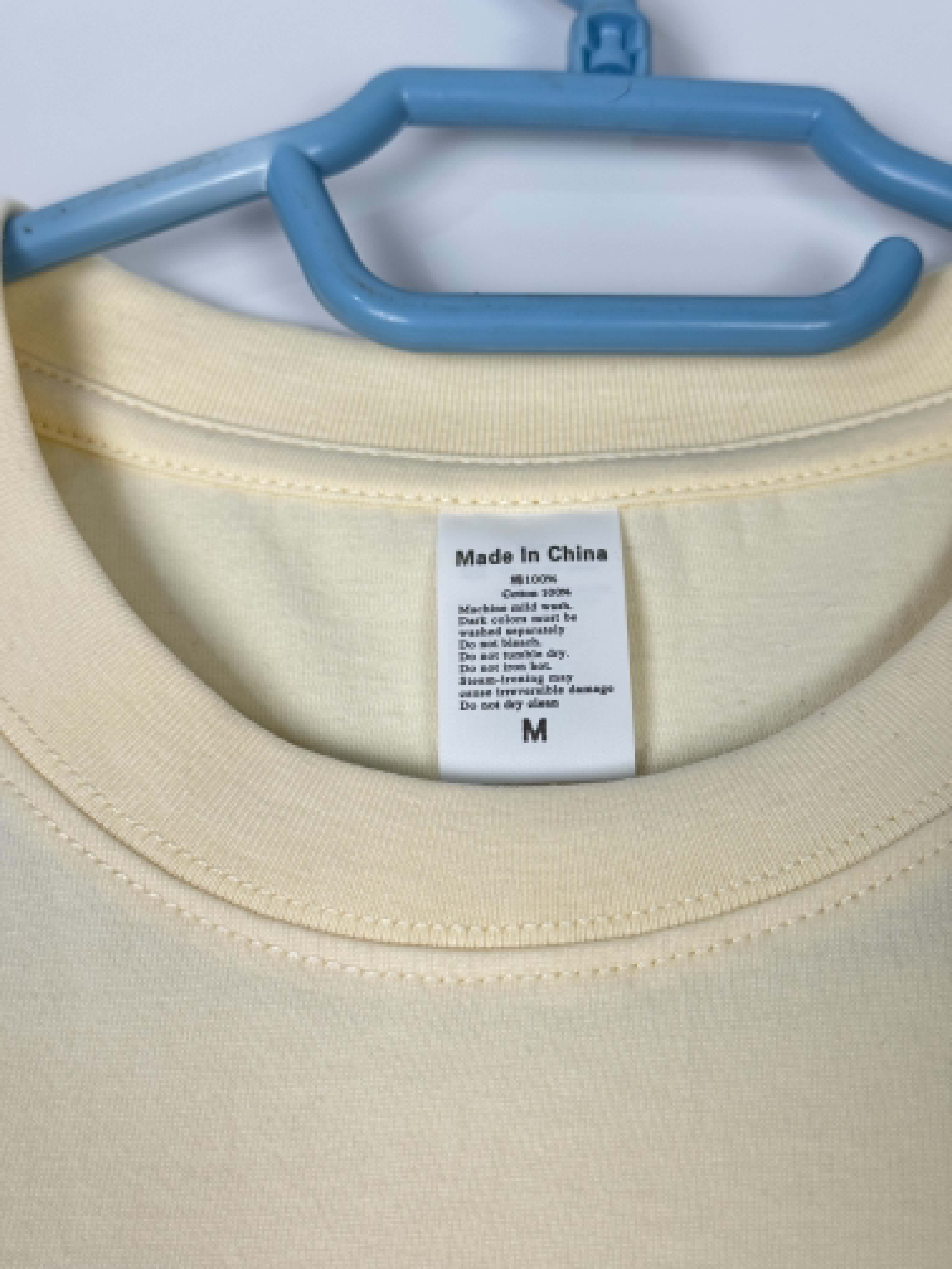 Semi Oversize pastel yellow shirt (jaune pastel)