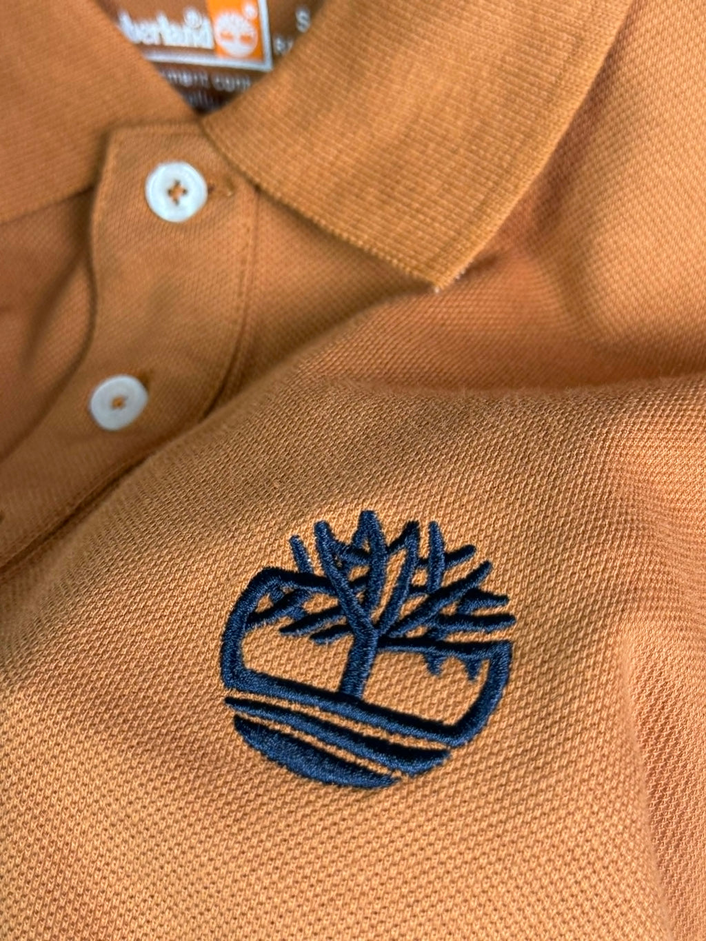 Timberland polo shirt camel