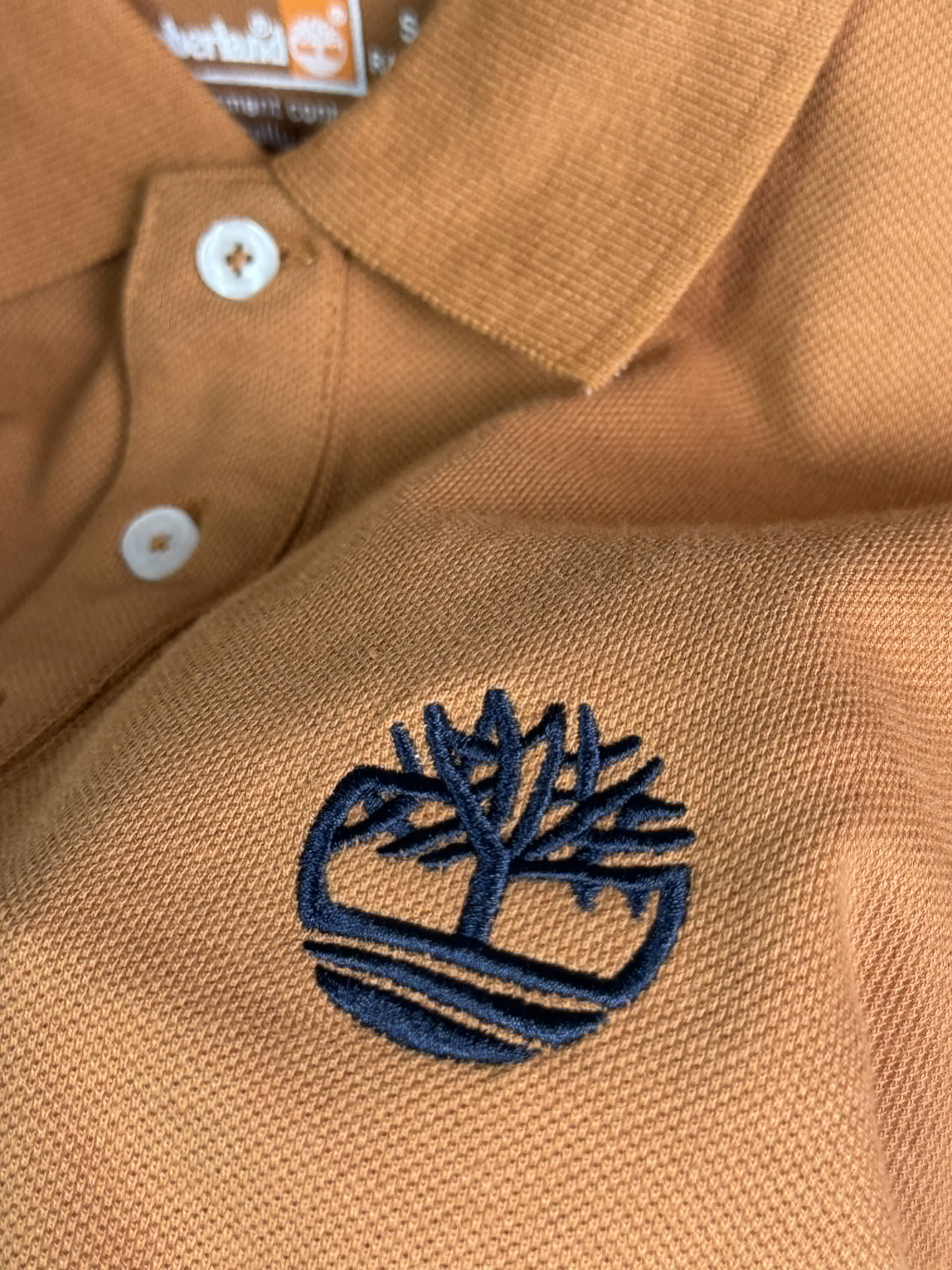 Timberland polo shirt camel