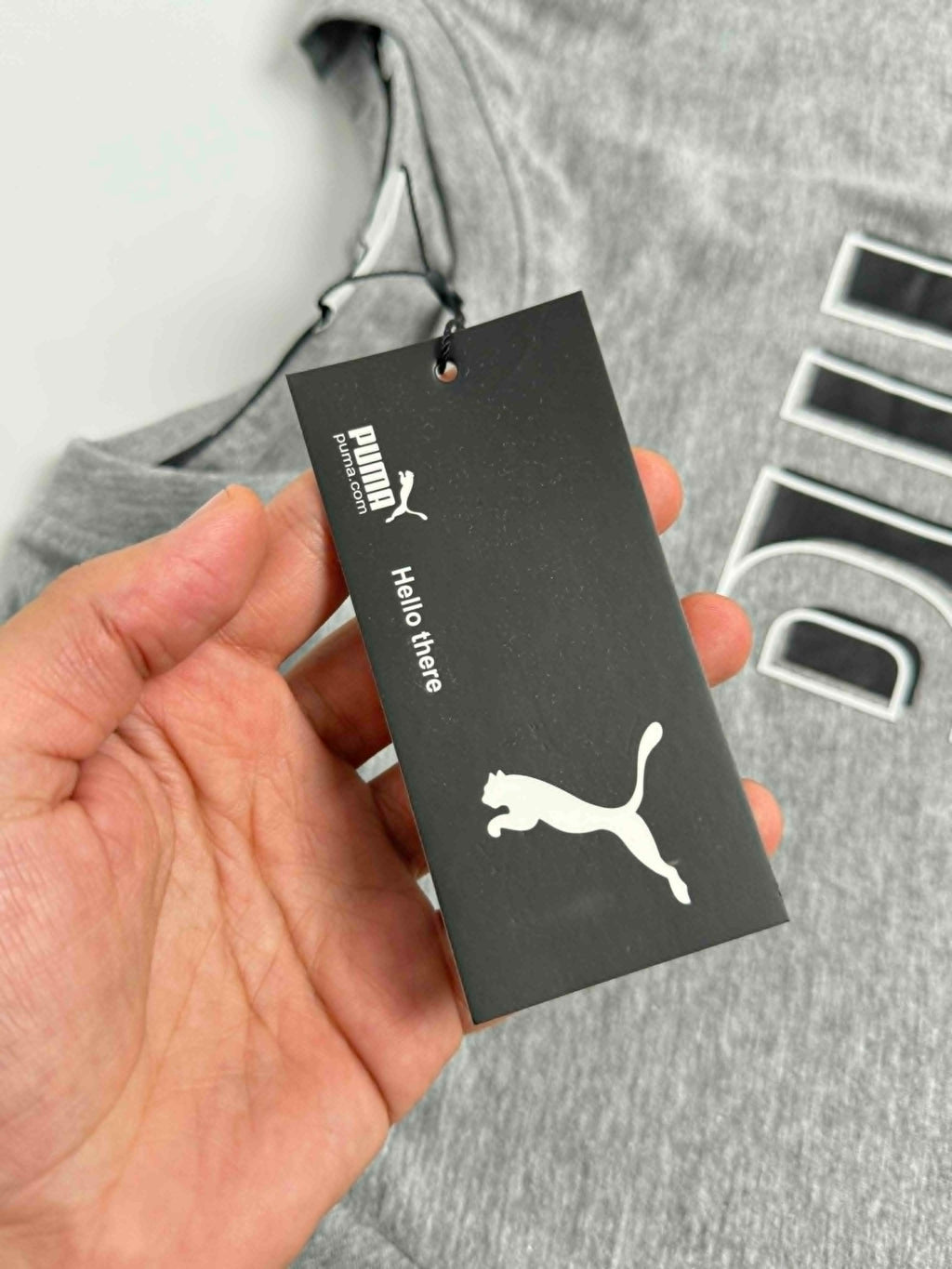 puma t-shirt gris