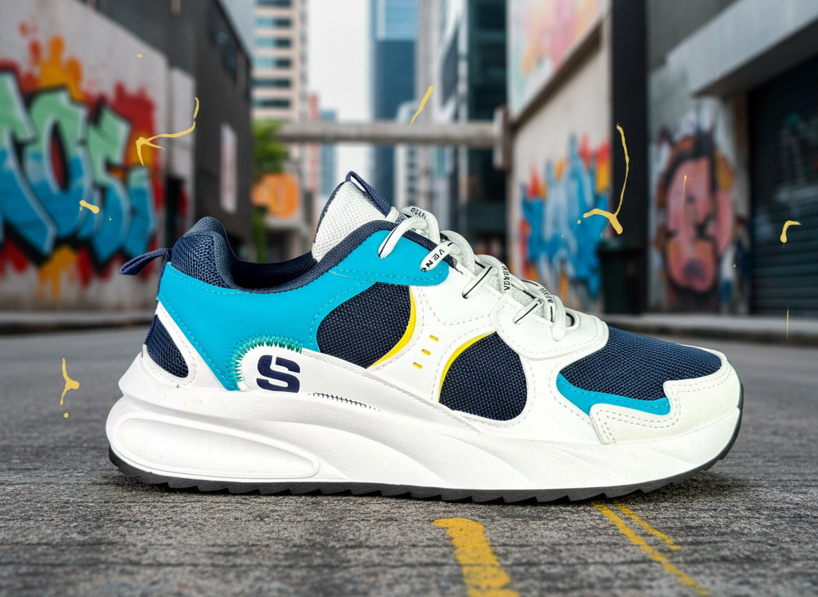 sketchers II bleu