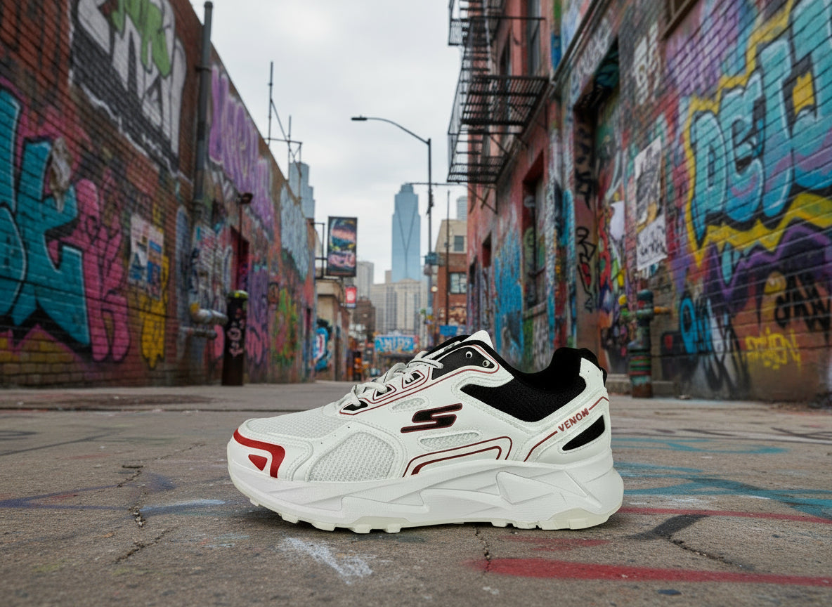 sketchers venom III blanche